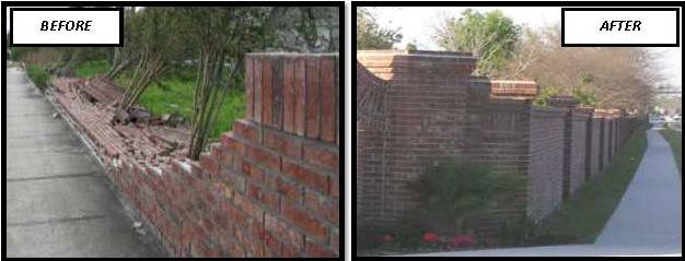 Wall Before & After pics