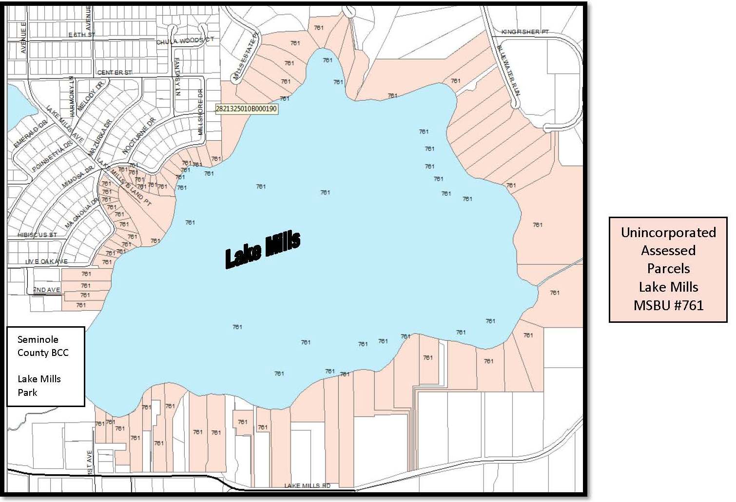 Lake Mills parcel map