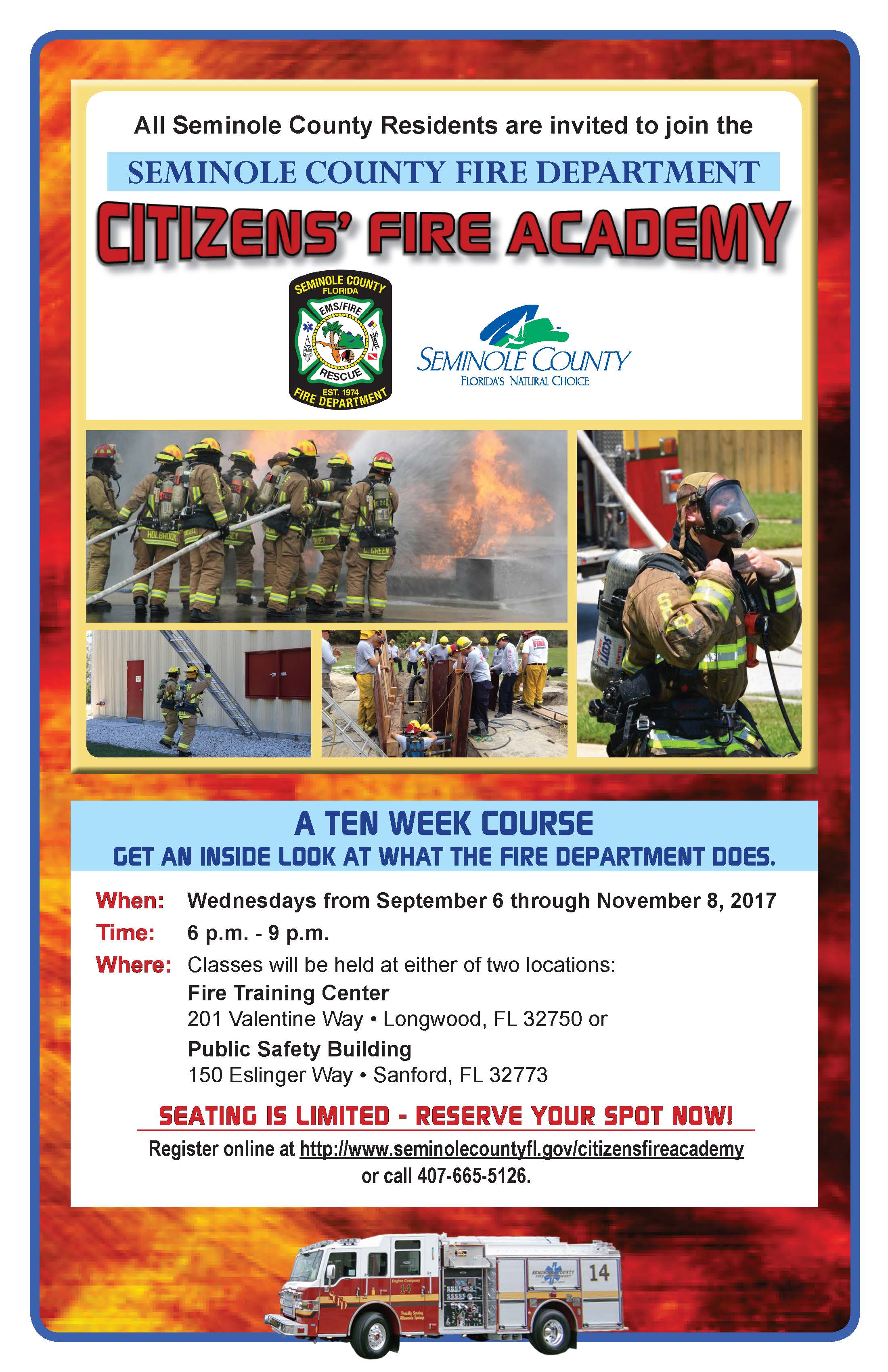 SCFD Citizens Fire Academy 2017 News Image