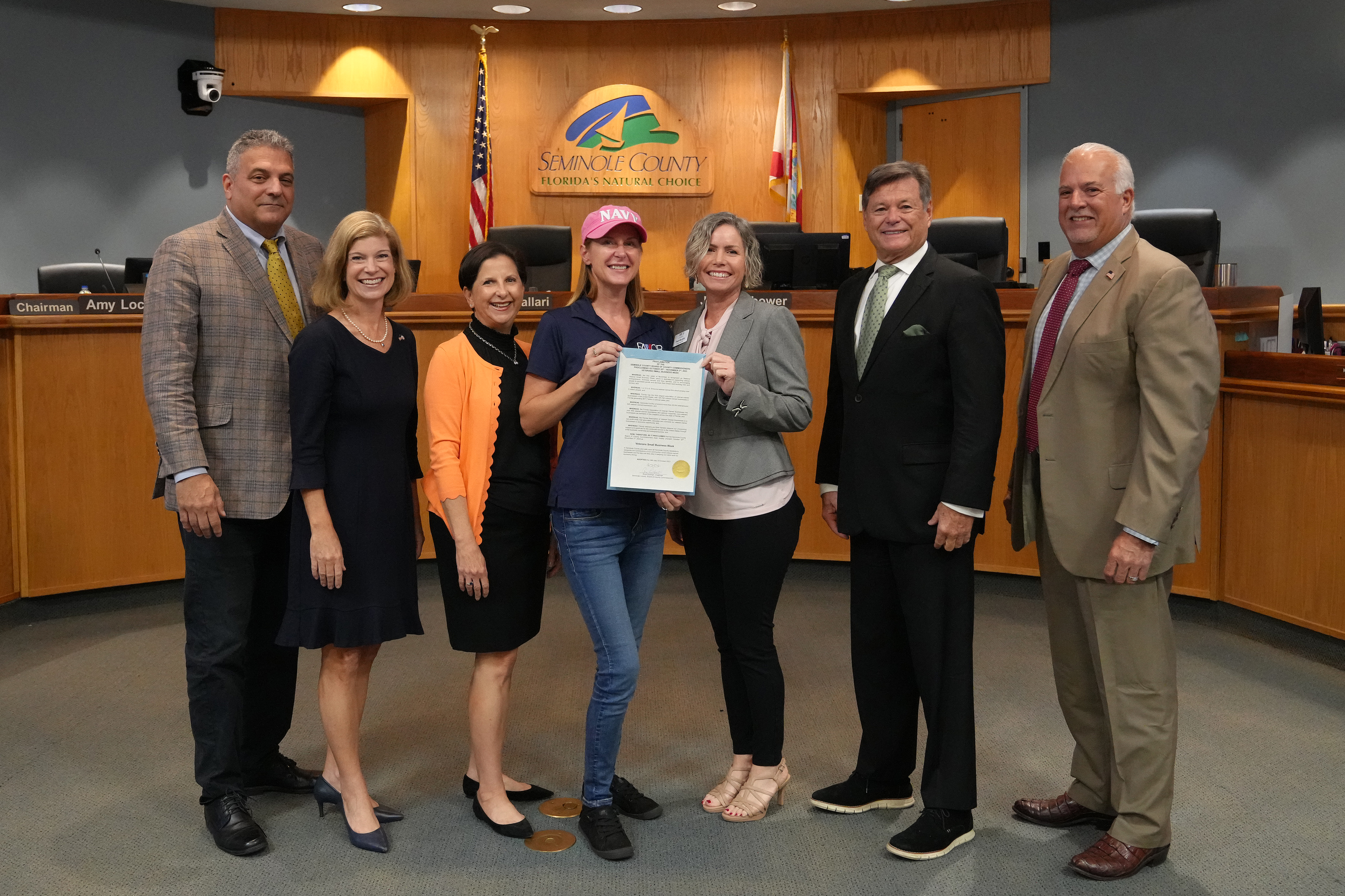 Proclaiming October 30th - November 3rd, 2023 as Veterans Small Business Week (Bridget Lake, Florida Association of Veteran Owned Business, Orlando Chapter Chair)