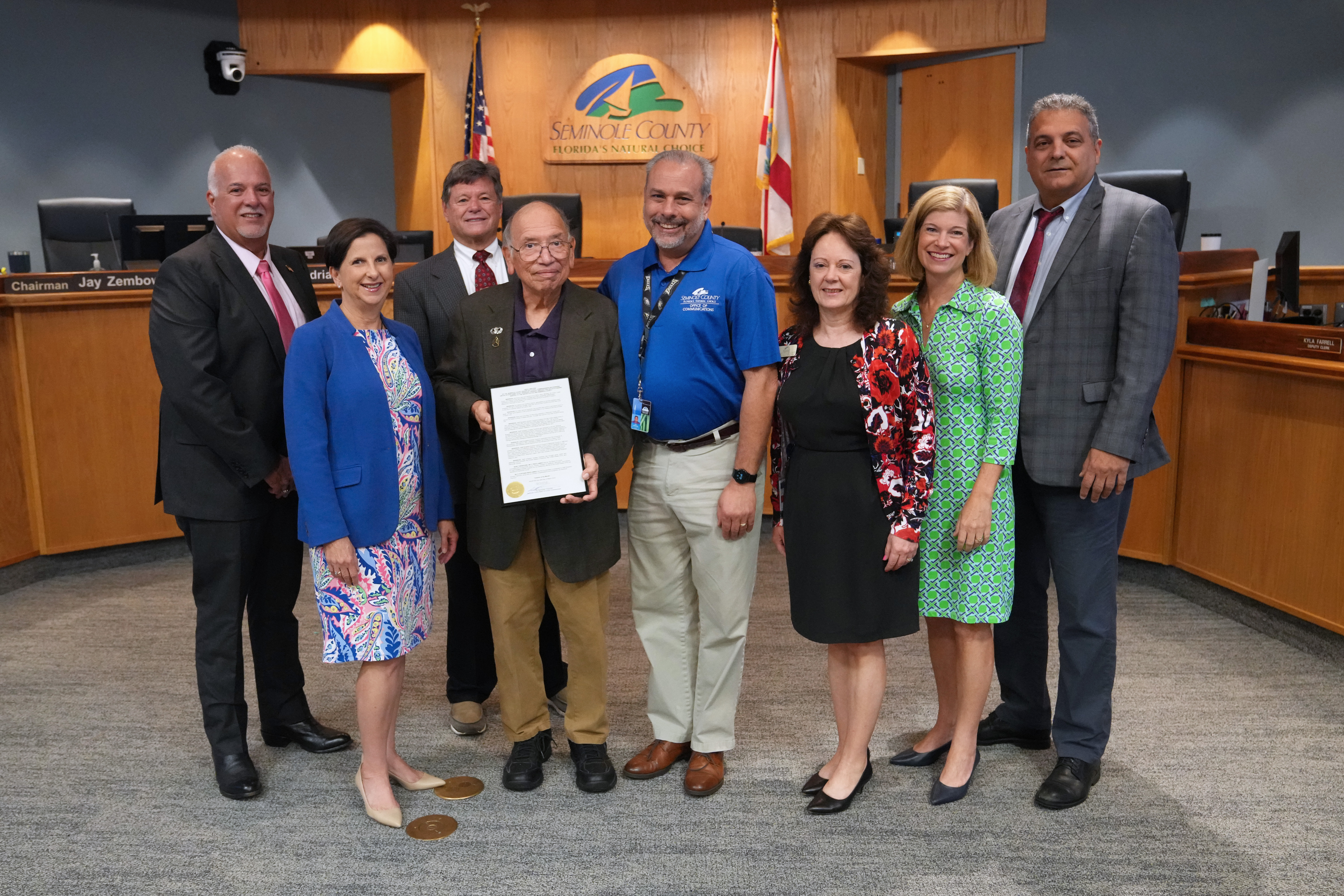 Proclamation - Proclaiming Staff Sergeant Andrew Cardona,  United States Army as Seminole County's March Veteran of  the Month. (Staff Sergeant Andrew Cardona, United States  Air Force)