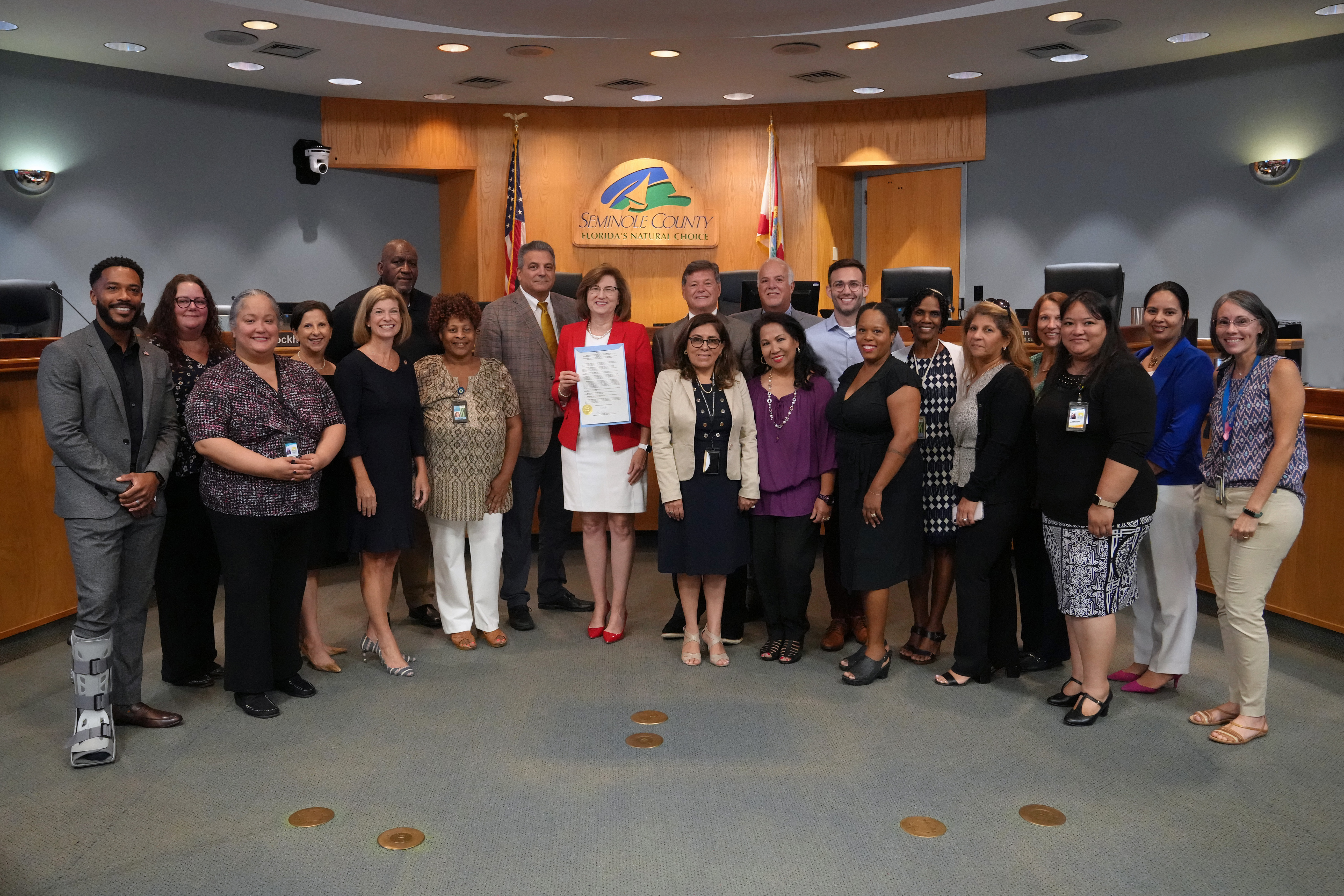 Resolution — Recognizing Donna Walsh, Director of the  Seminole County Health Department for more than 18 years of service Gallery Image