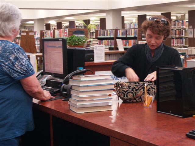 Paying Fines at Circulation Desk