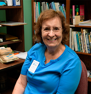 our Master Gardener volunteer Carol