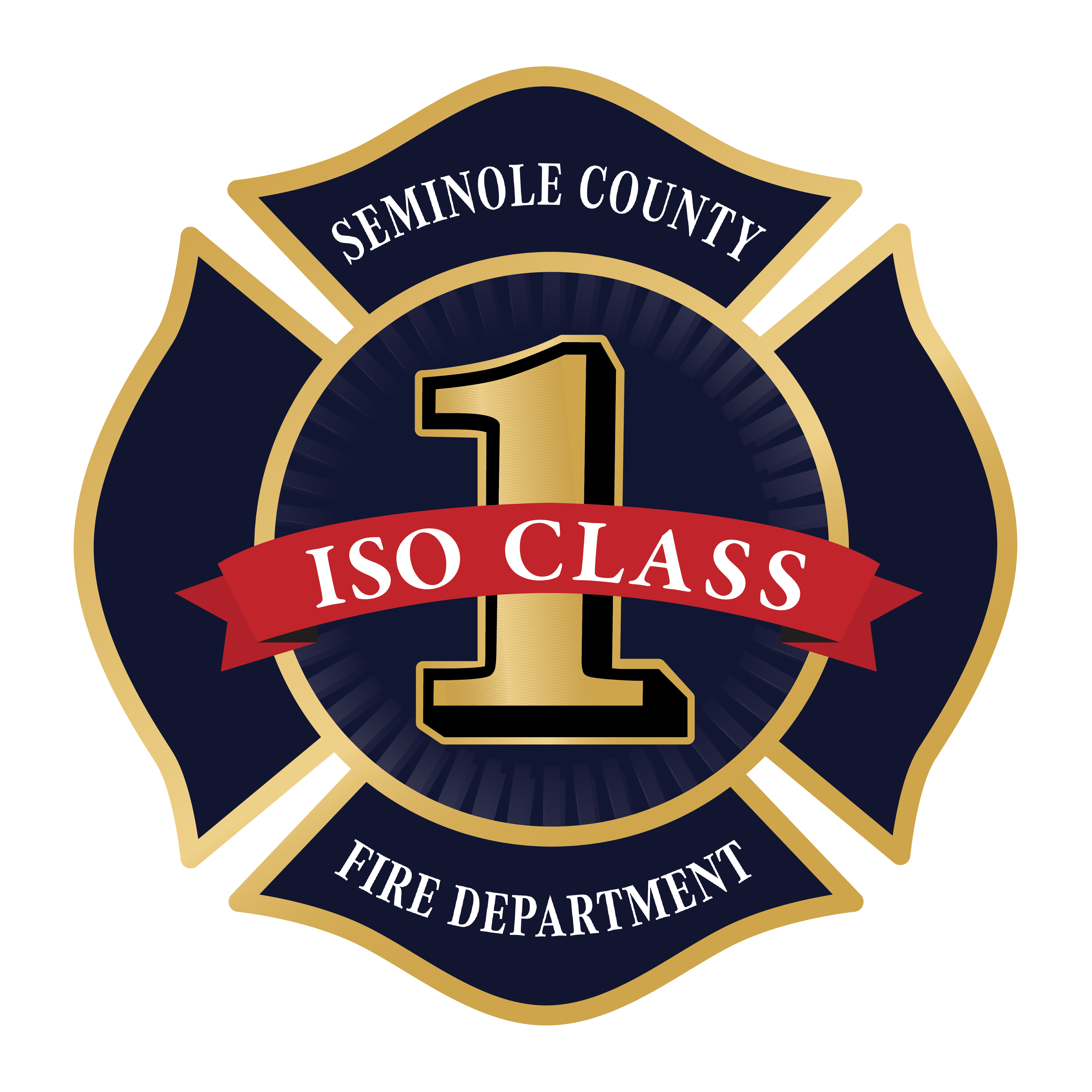 Seminole County Fire Department ISO Class 1 logo
