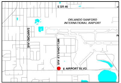 Map location of Supervisor Of Elections