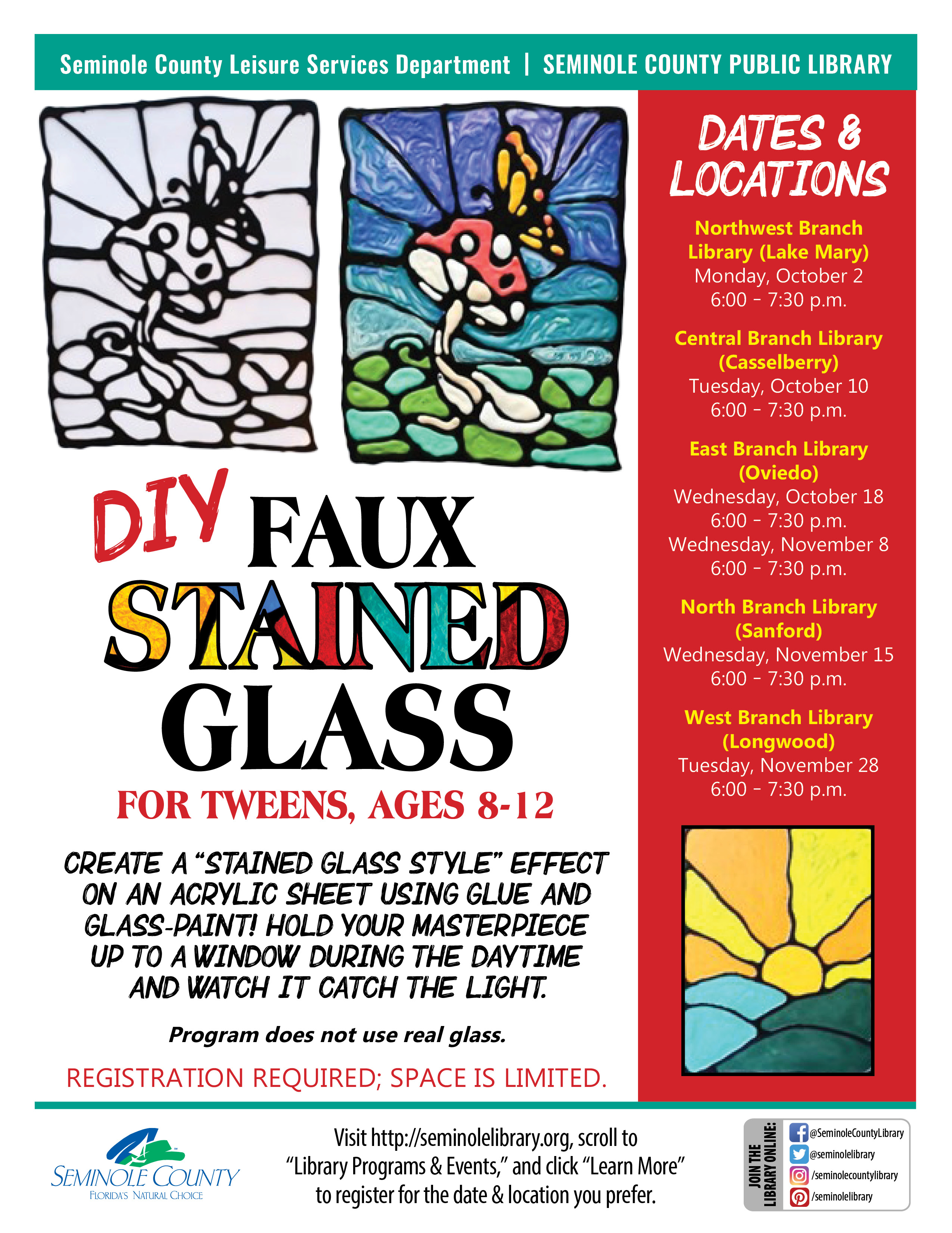 DIY Faux Stained Glass for Tweens