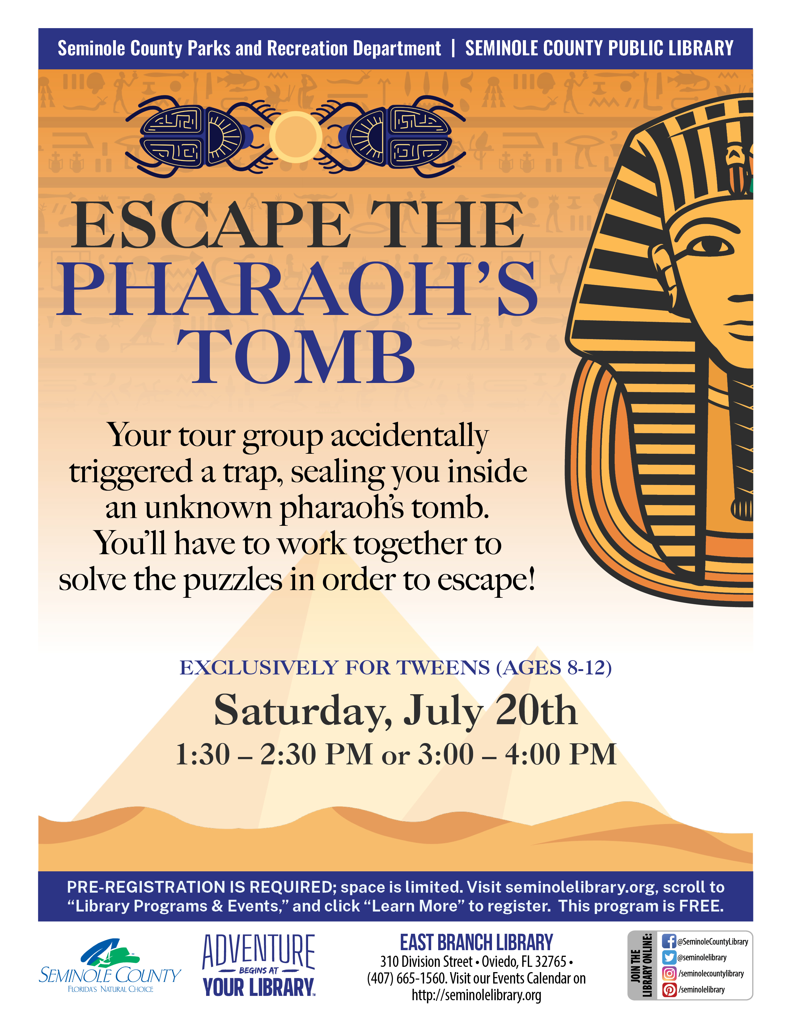 Escape the Pharaoh's Tomb - East