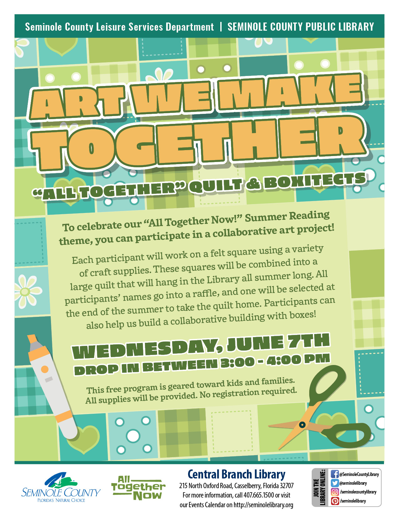 Art We Make Together - Central Branch Library