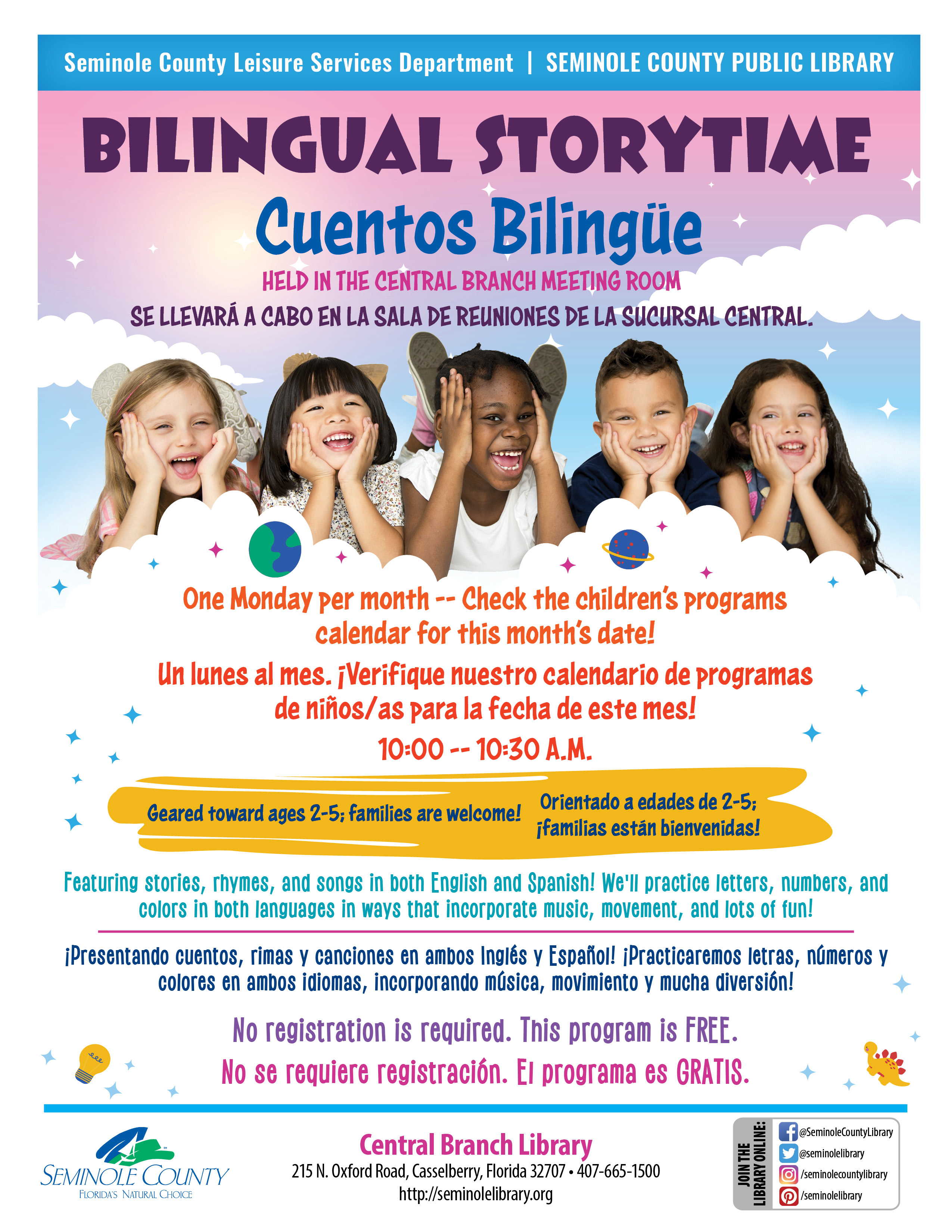 Bilingual Storytime - Central Branch Library