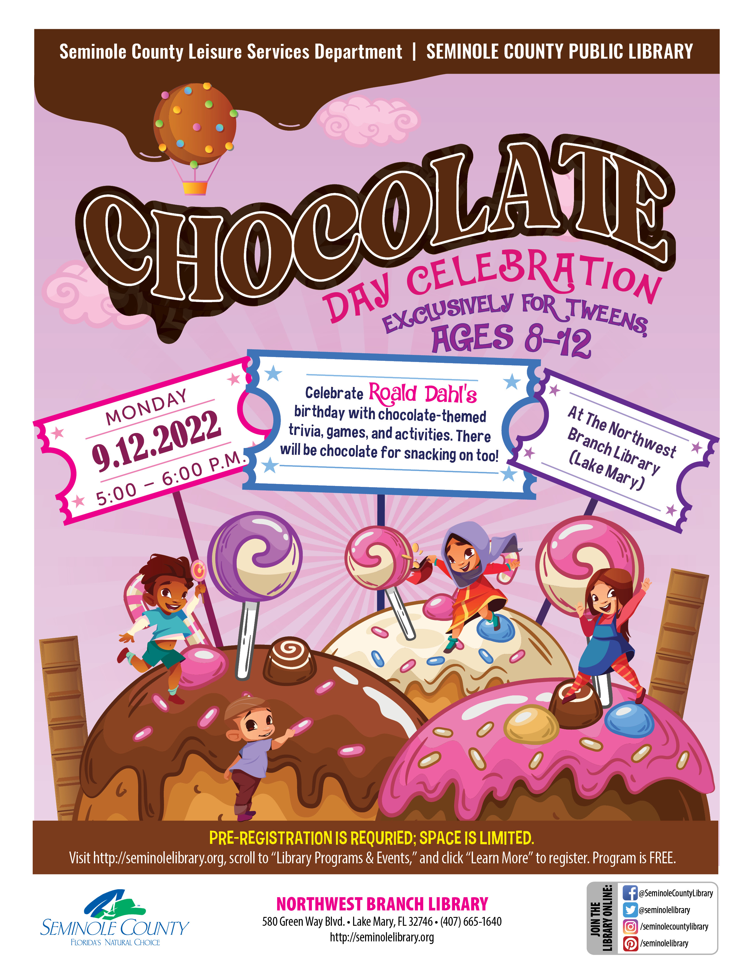 Chocolate Day Celebration for Tweens - Northwest Branch Library