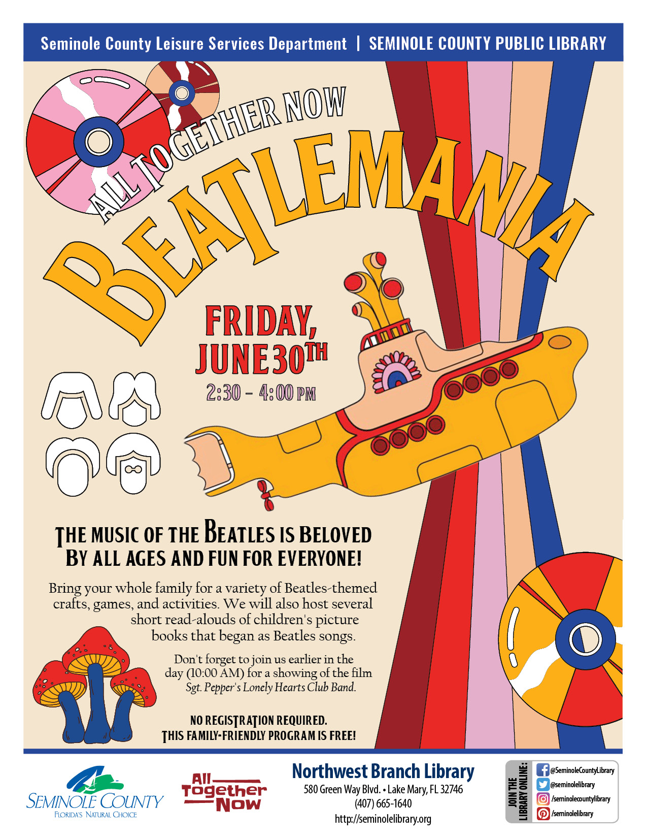 Beatlemania - Northwest Branch Library