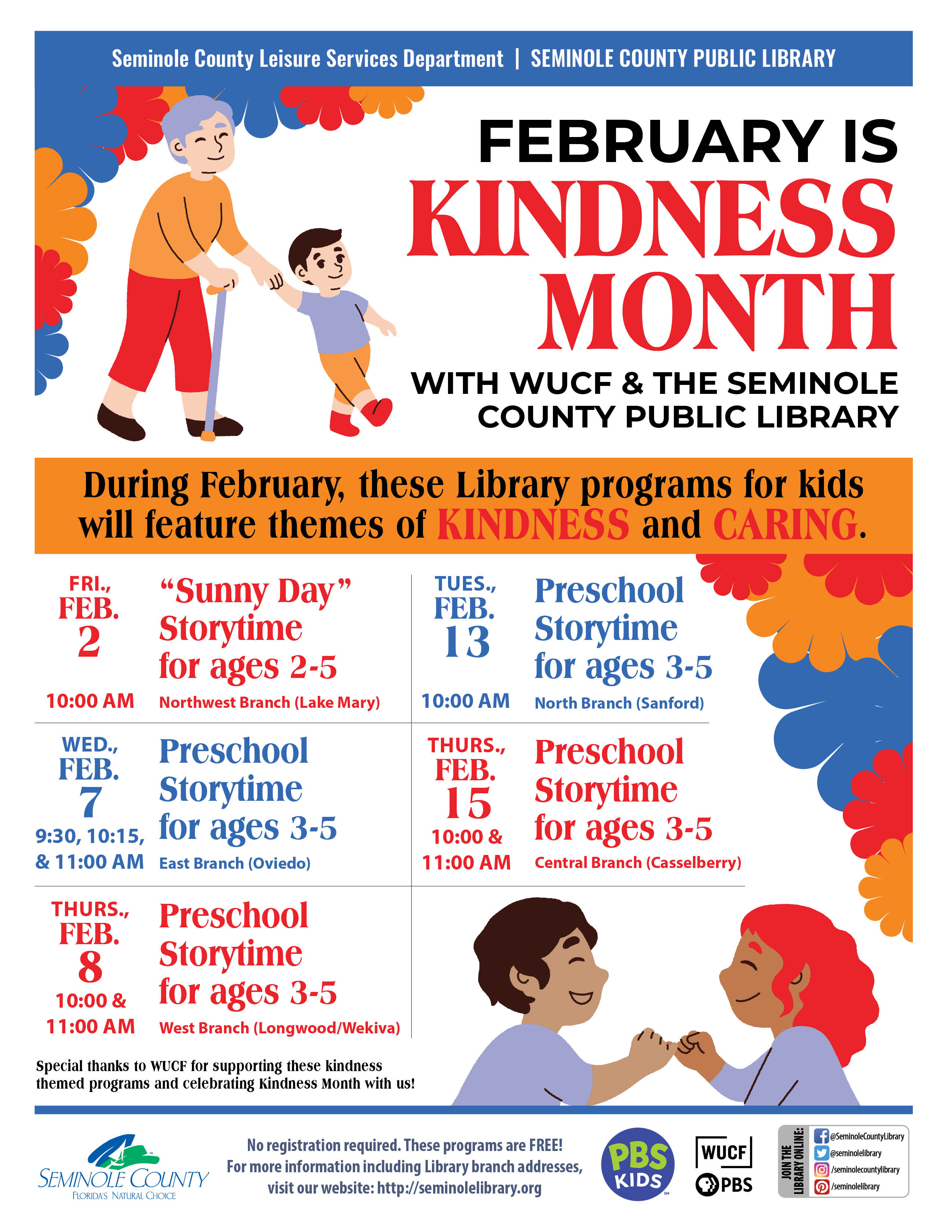 Kindness Month at the Seminole County Library