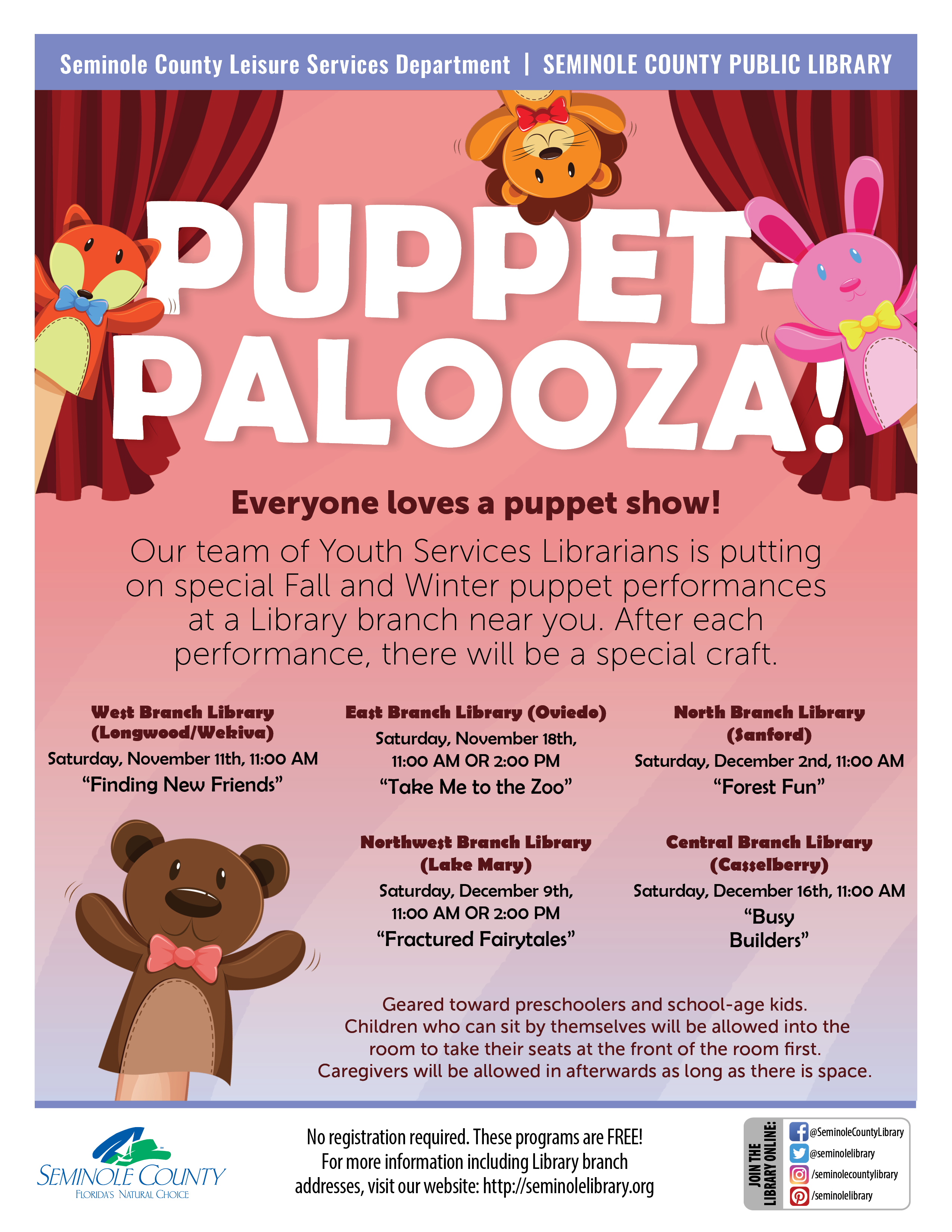 Puppet-Palooza - All Branch Libraries