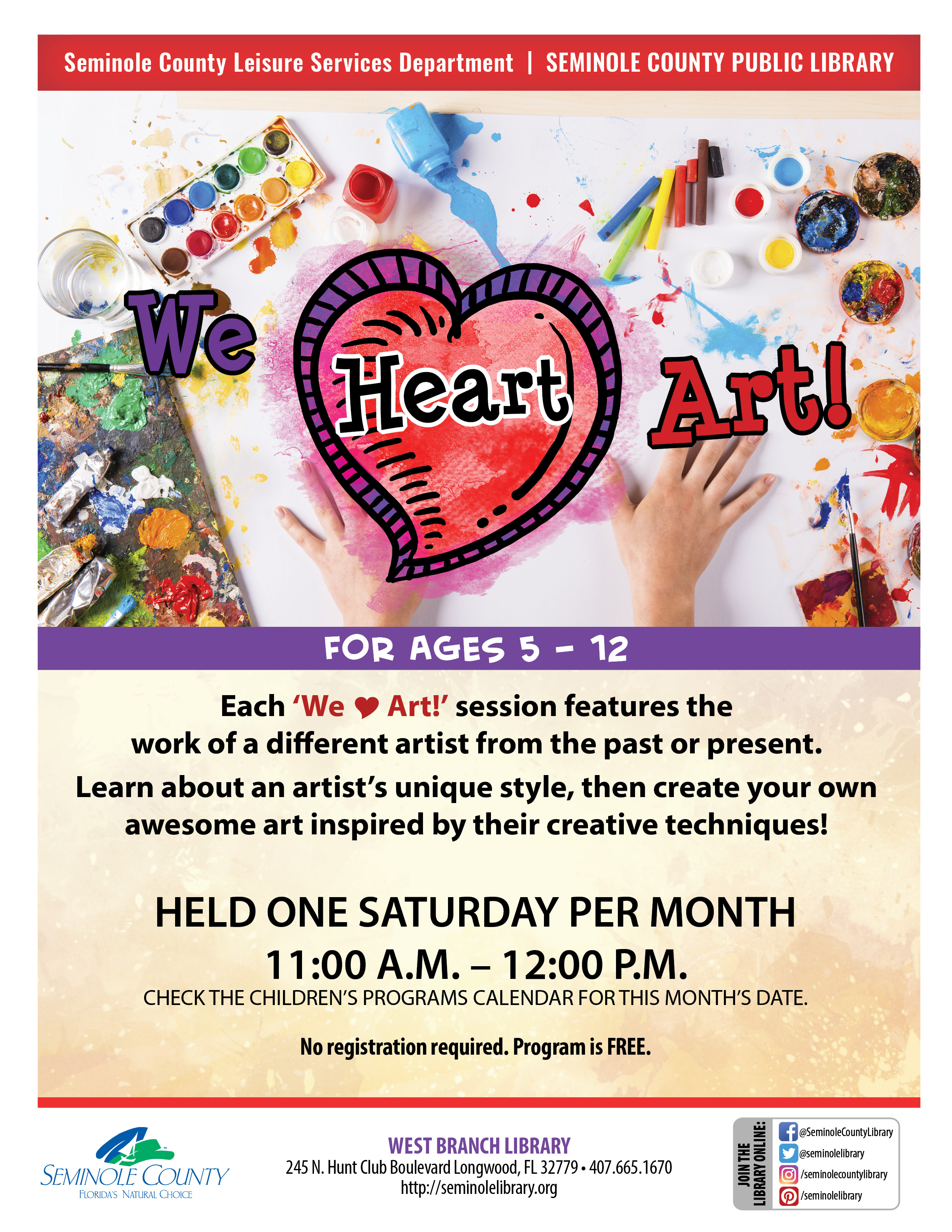 We Heart Art - West Branch