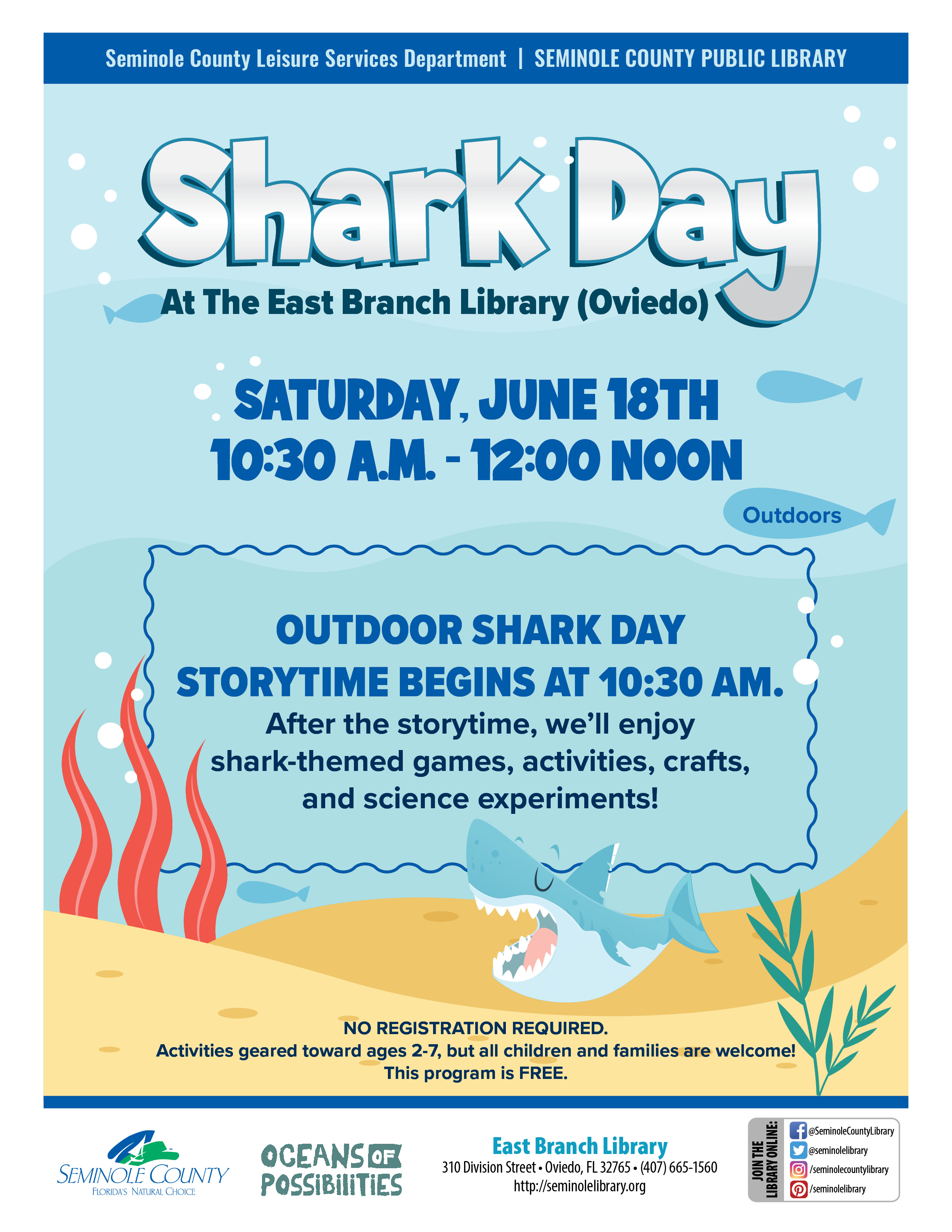 Shark Day at East Branch Library