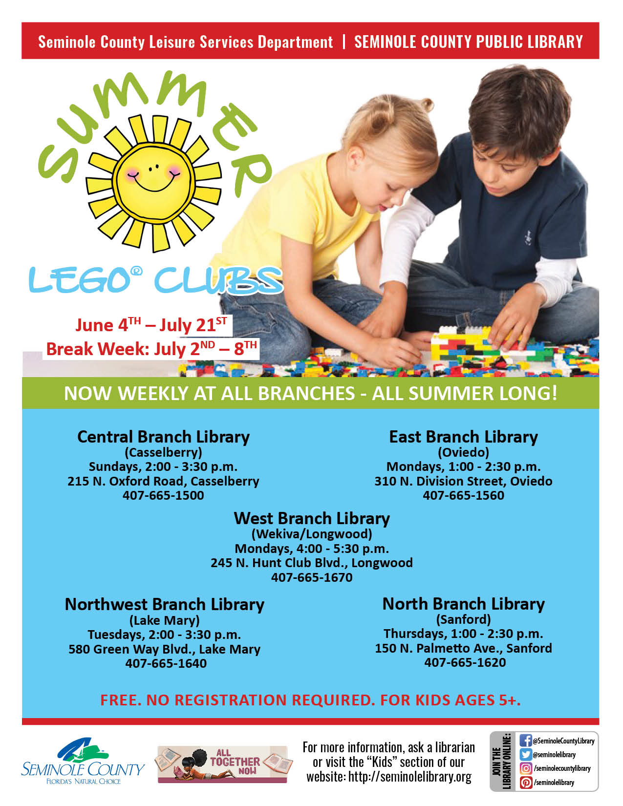 Summer Lego Club