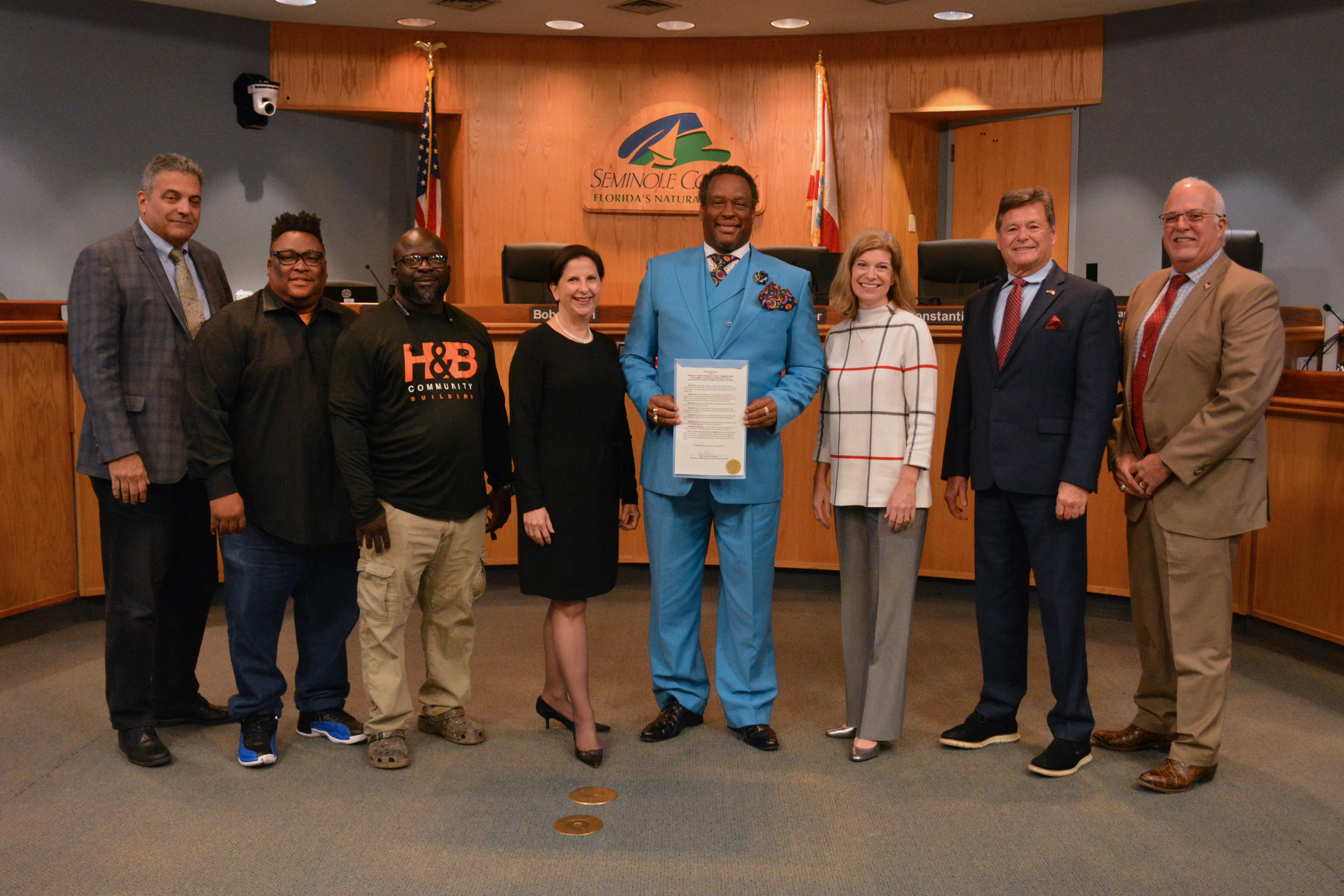 Proclamation - Proclaiming the Month of February 2023, as Black History Month in Seminole County Florida (The Barbershop Conversation Crew)