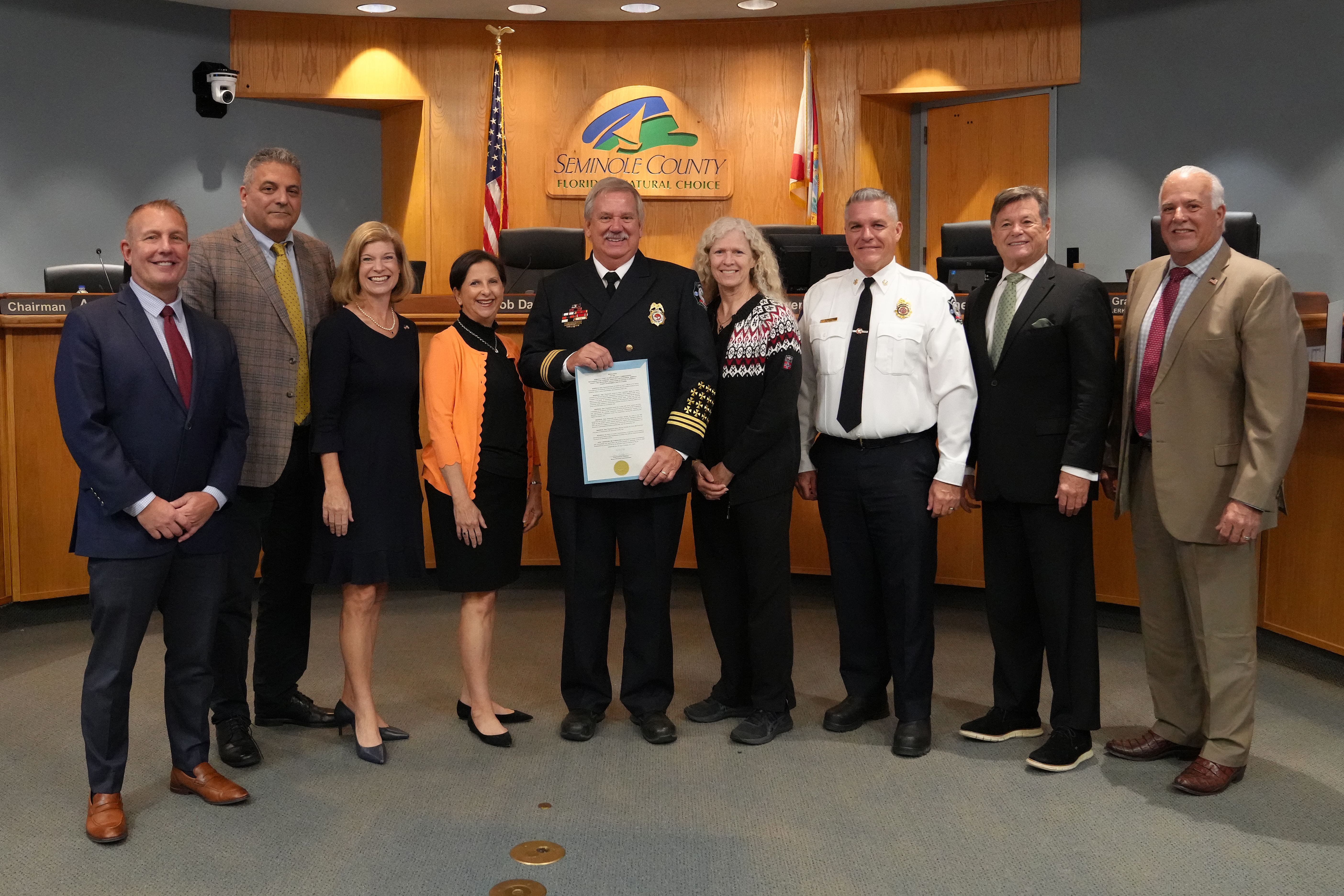 Recognizing Sam Thurmond, Assistant Chief/Paramedic, for 39 years of service to Seminole County Government and its citizens (Sam Thurmond, Assistant Chief/Paramedic)