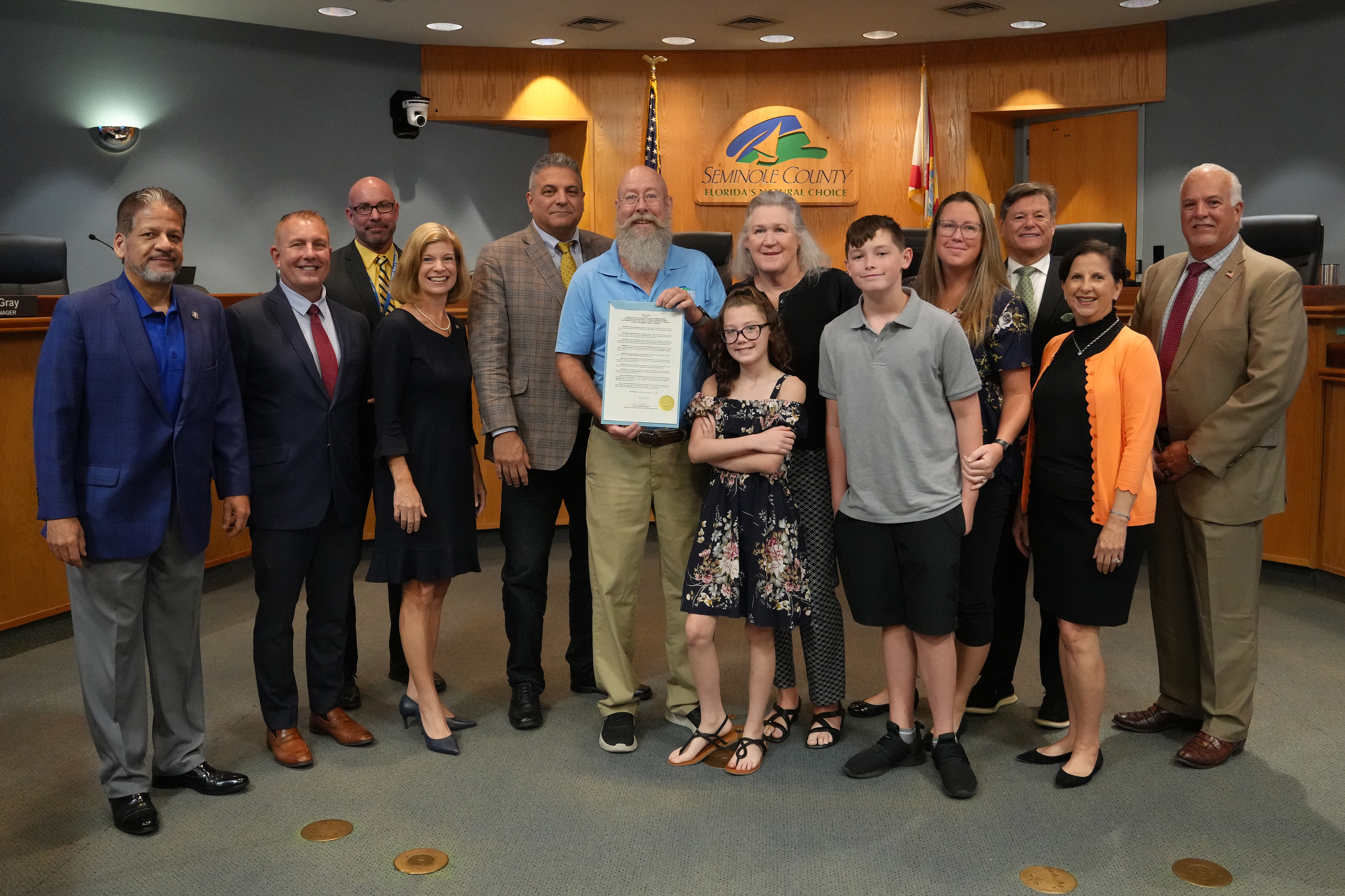 Resolution - Recognizing Steve Bateman, Systems Coordinator, Telecommunications, for 35 years of service to Seminole County Government and its citizens. (Steve Bateman, Systems Coordinator)