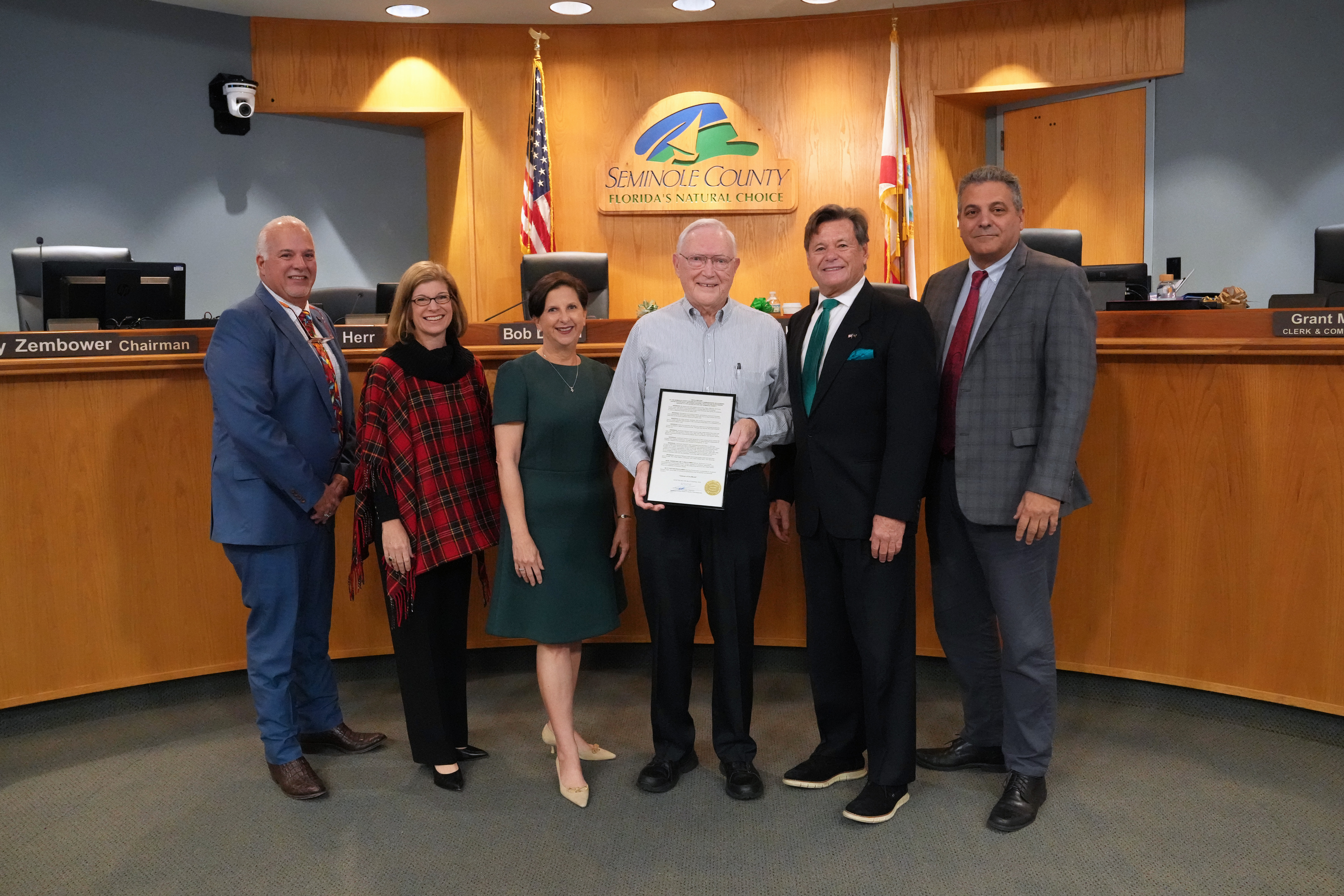Proclamation - Proclaiming Lieutenant Richard Leigh, United States Navy as Seminole County's December Veteran of the Month