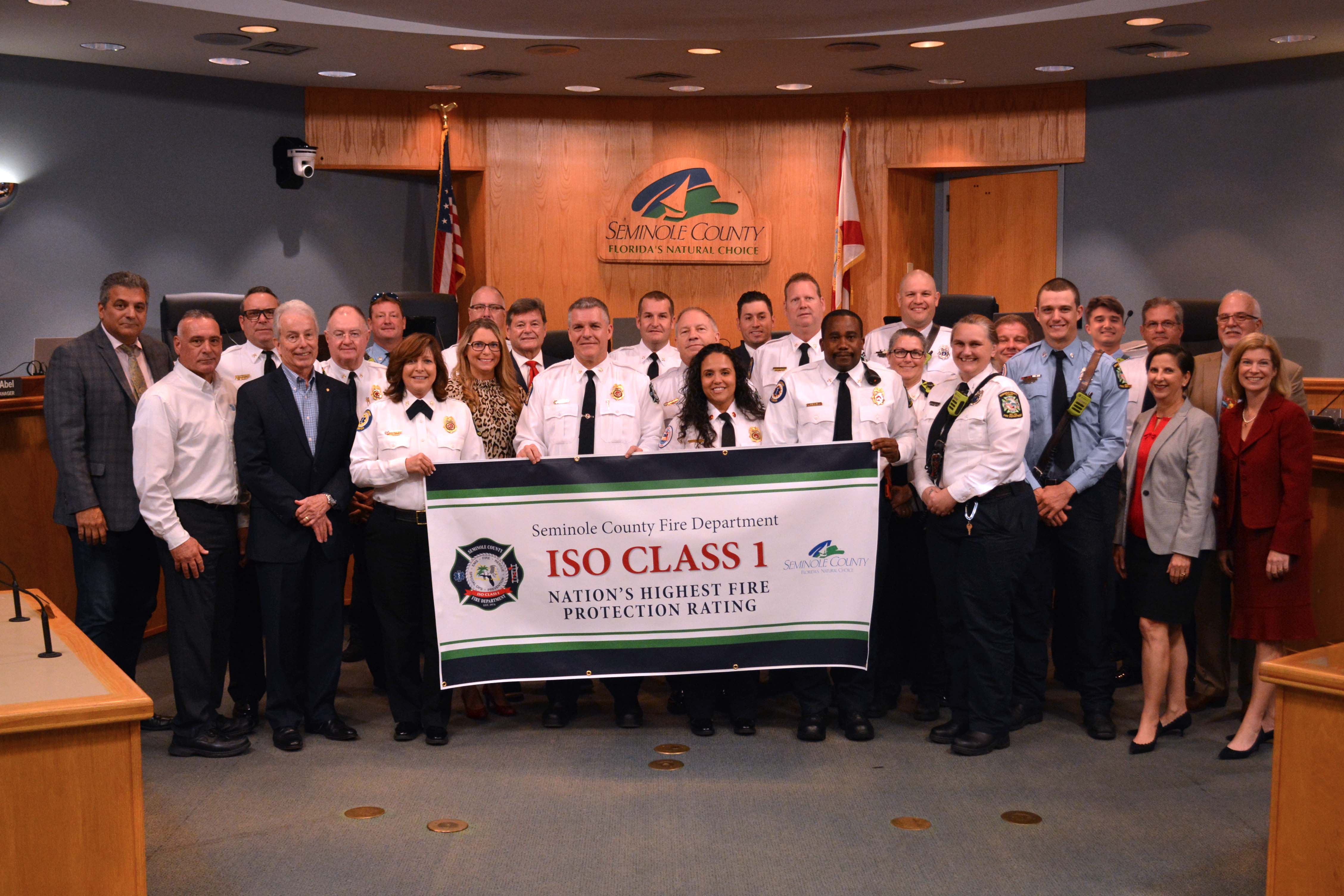 Presentation - Insurance Service Office (ISO) for Seminole County Fire Department ISO Class 1 (Matt Kinley, Deputy Fire Chief - Michael Morash, Community Hazard Mitigation Manager, ISO)