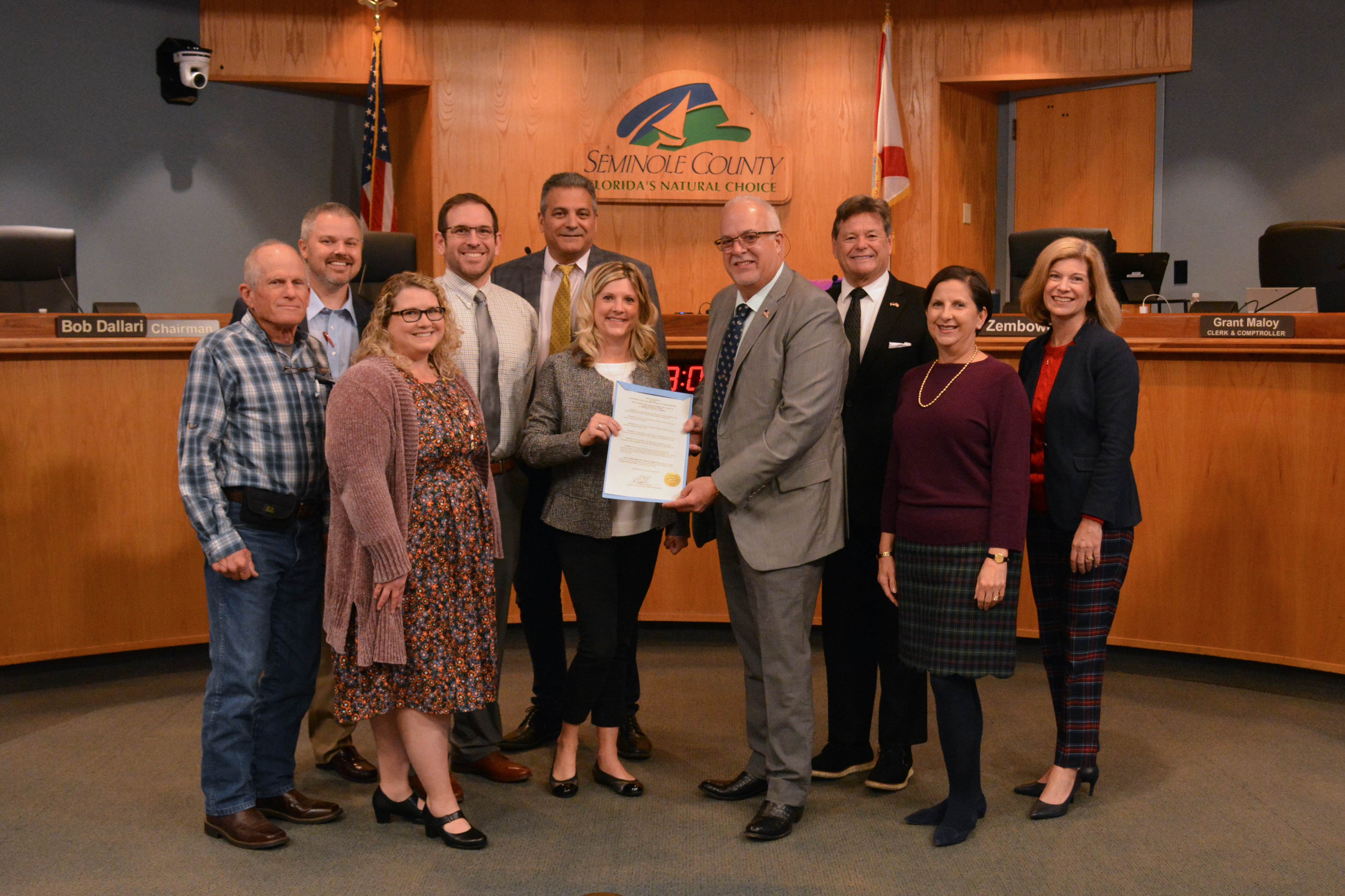 Proclaiming the week of February 14th as Food Check out Week in Seminole County, FL (Erin Vermillion, President, Seminole County Farm Bureau) 