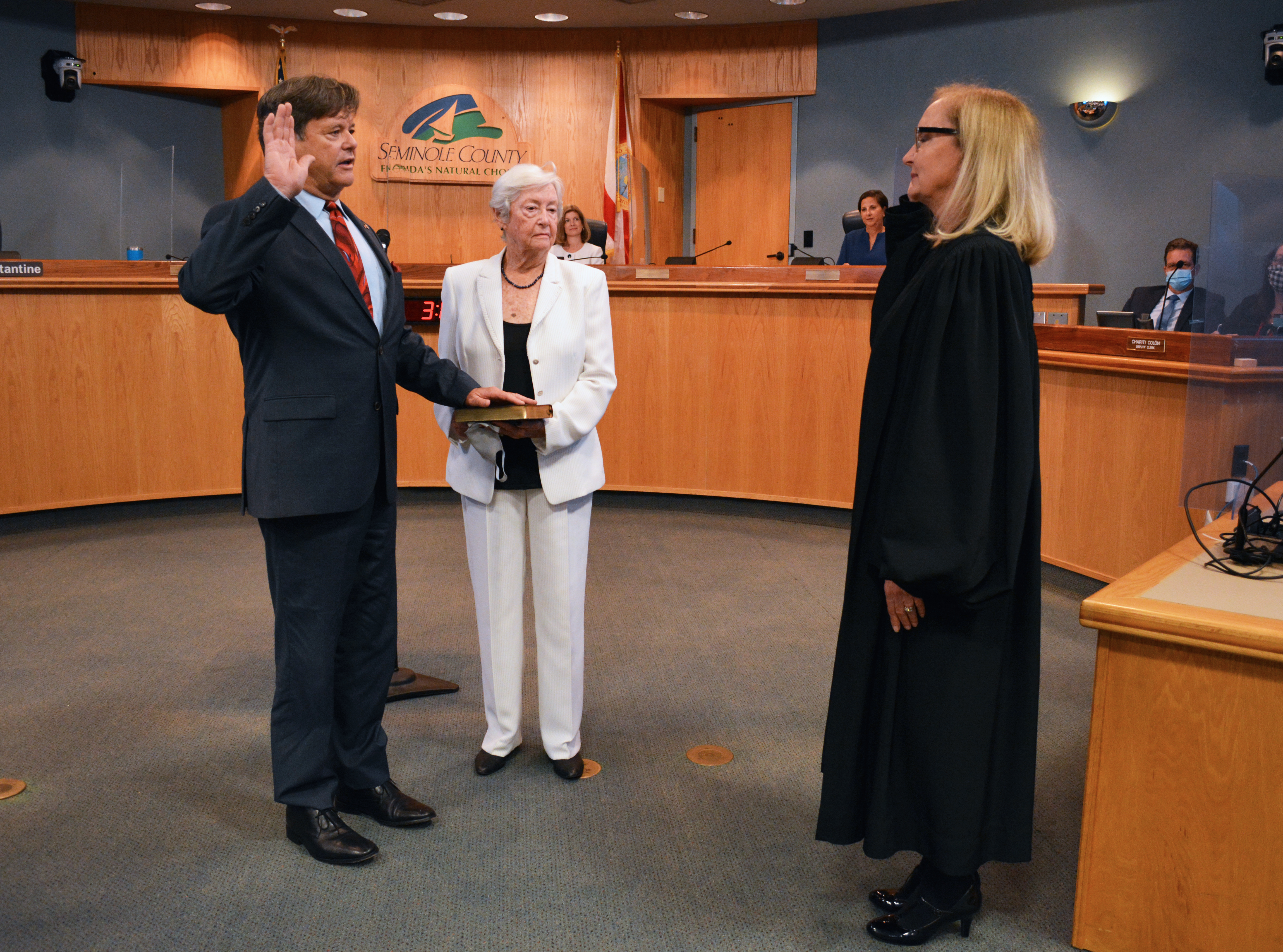 2020 Swearing In Ceremony for Commissioner Lee Constantine