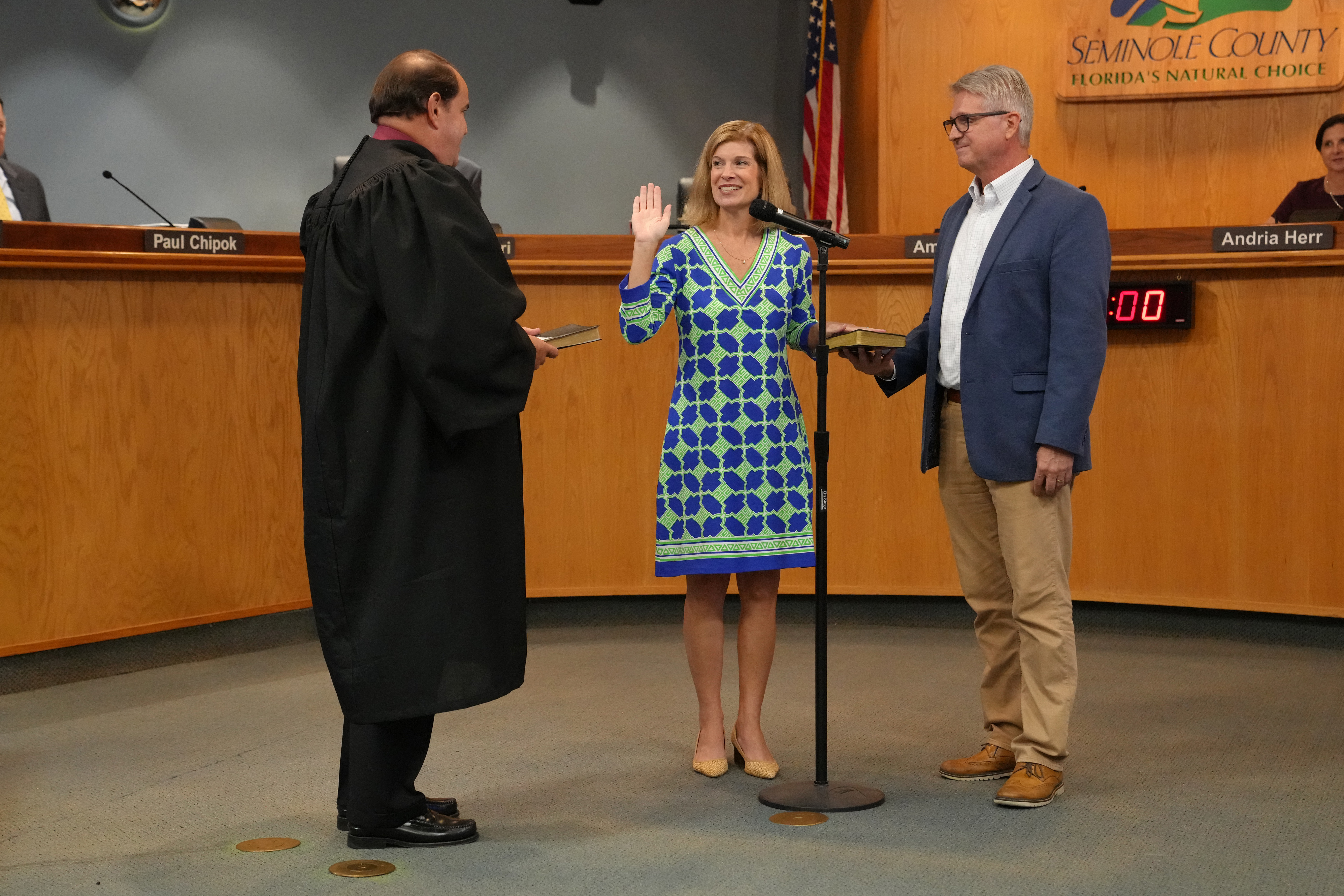 Seminole County Commissioner, Amy Lockhart, Swearing In Ceremony in 2022