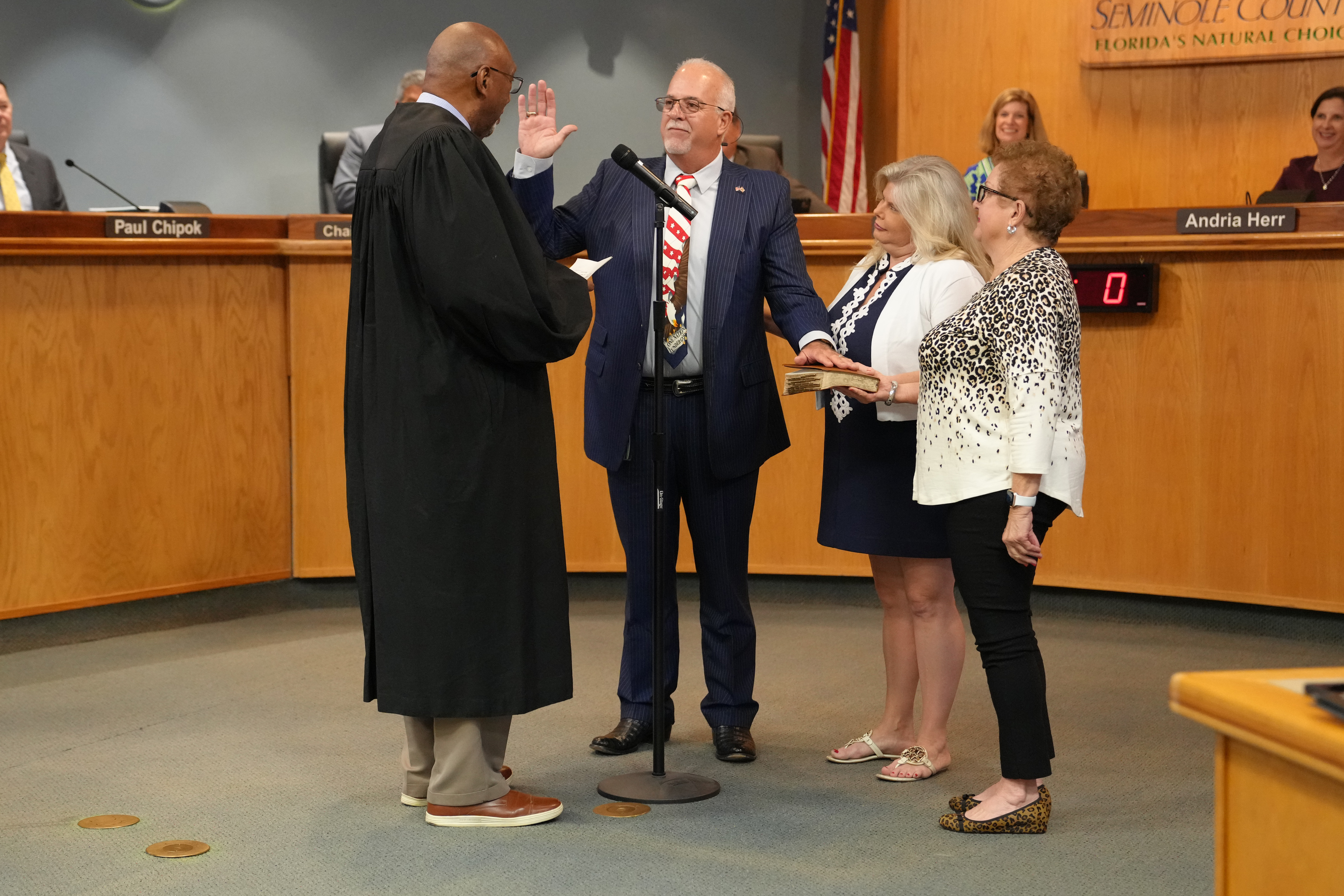 Seminole County Commissioner Swearing In Ceremony for 2022