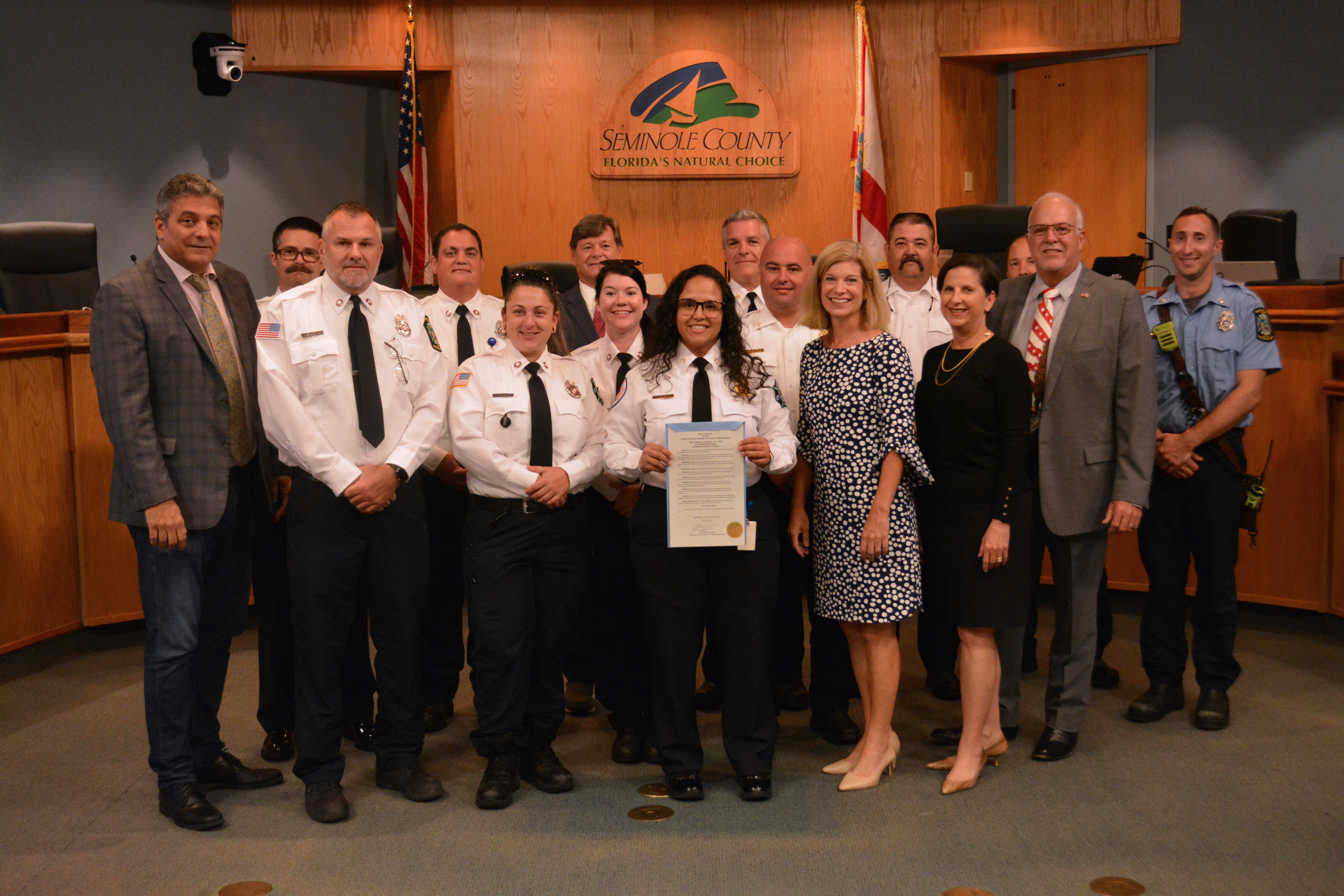 Proclamation proclaiming October 9th - 15th as Fire Prevention Week in Seminole County.  (Matt Kinley, Director/Fire Chief)