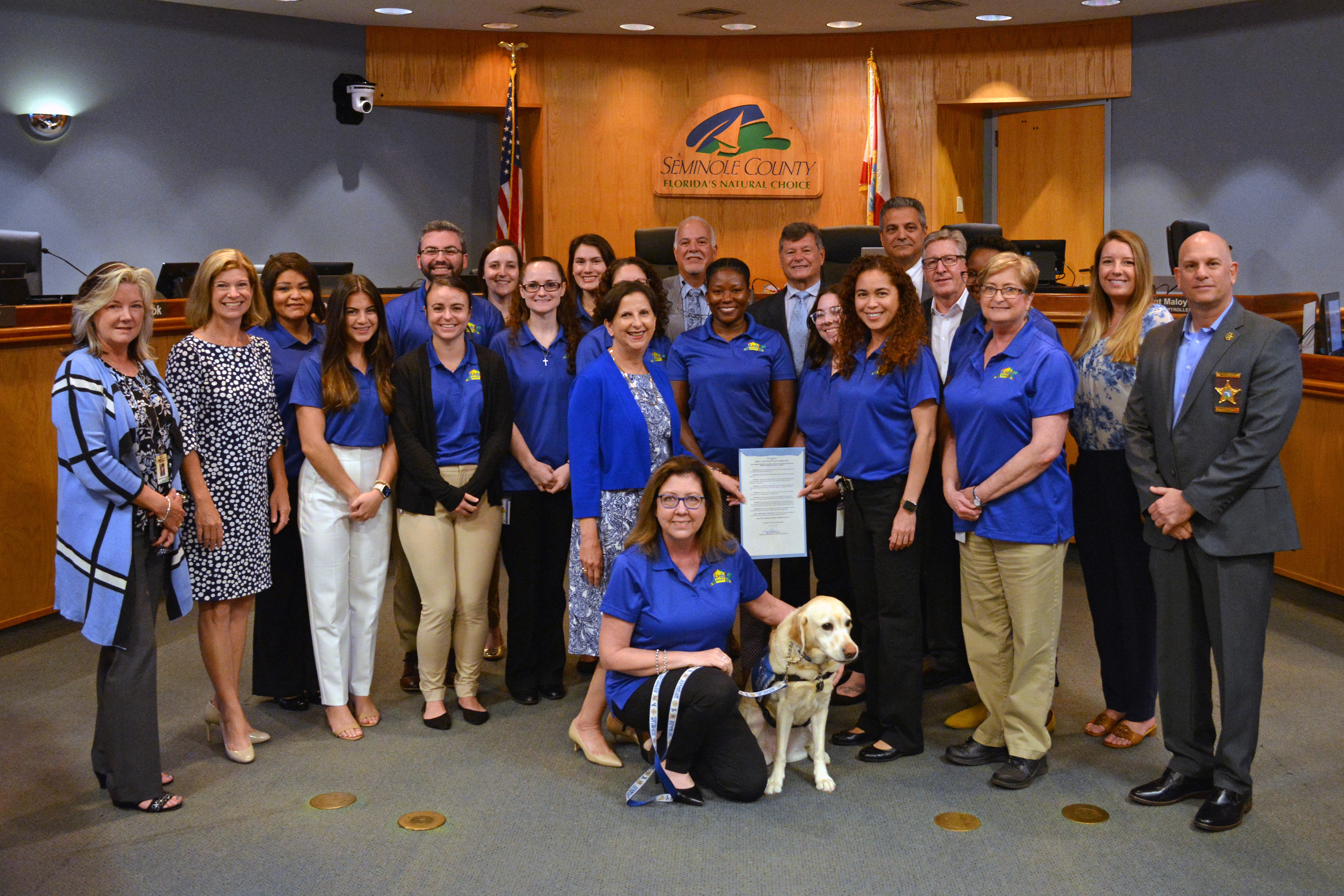 Proclamation - Proclaiming the Month of April as Child Abuse Prevention Month in Seminole County. (Juliette Kong, Kids House of Seminole) 