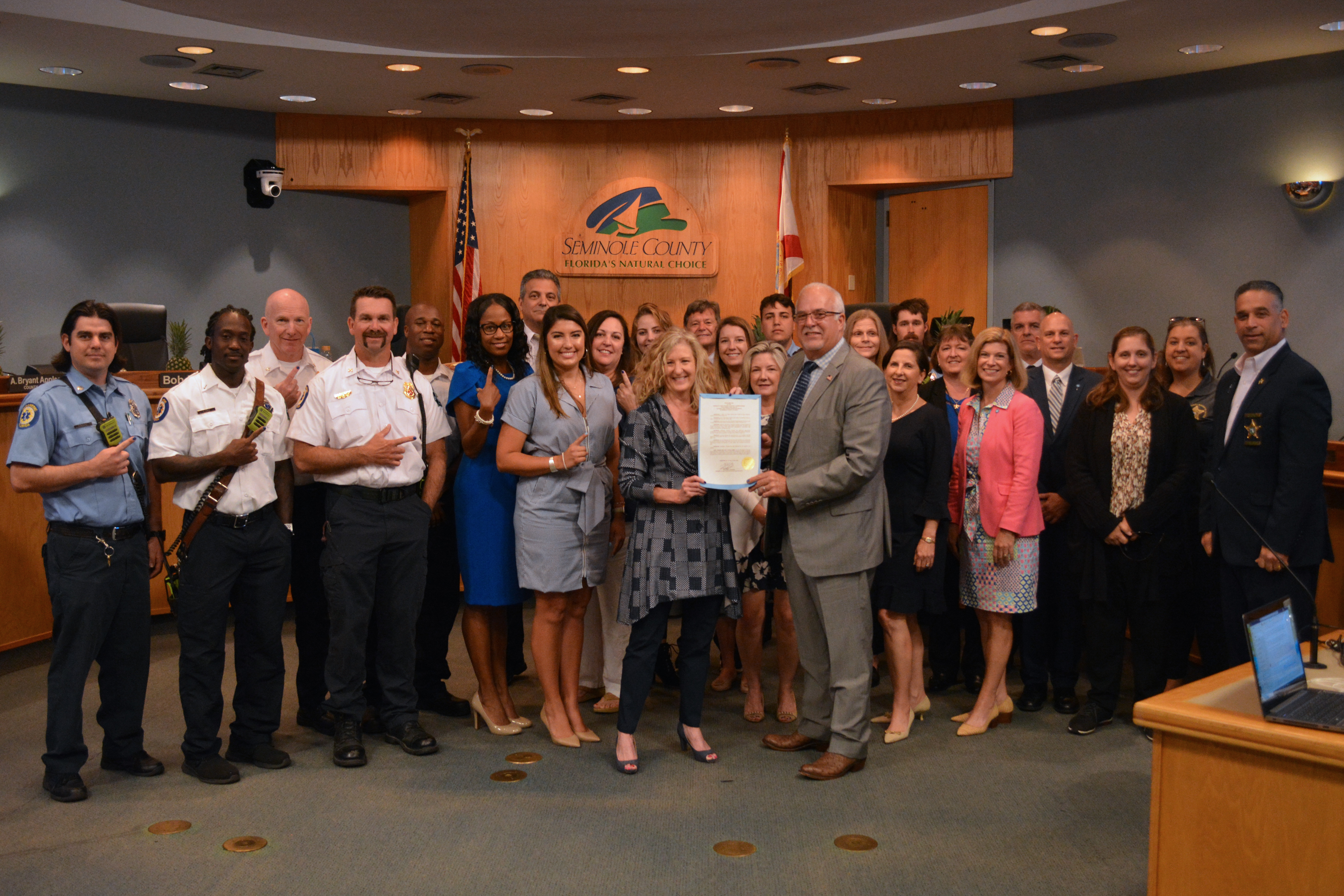 Proclamation - Proclaiming the Month of April 2022 as Child Abuse Prevention Awareness Month in Seminole County, Florida. (Maureen Brockman, Embrace Families Foundation Vice President)