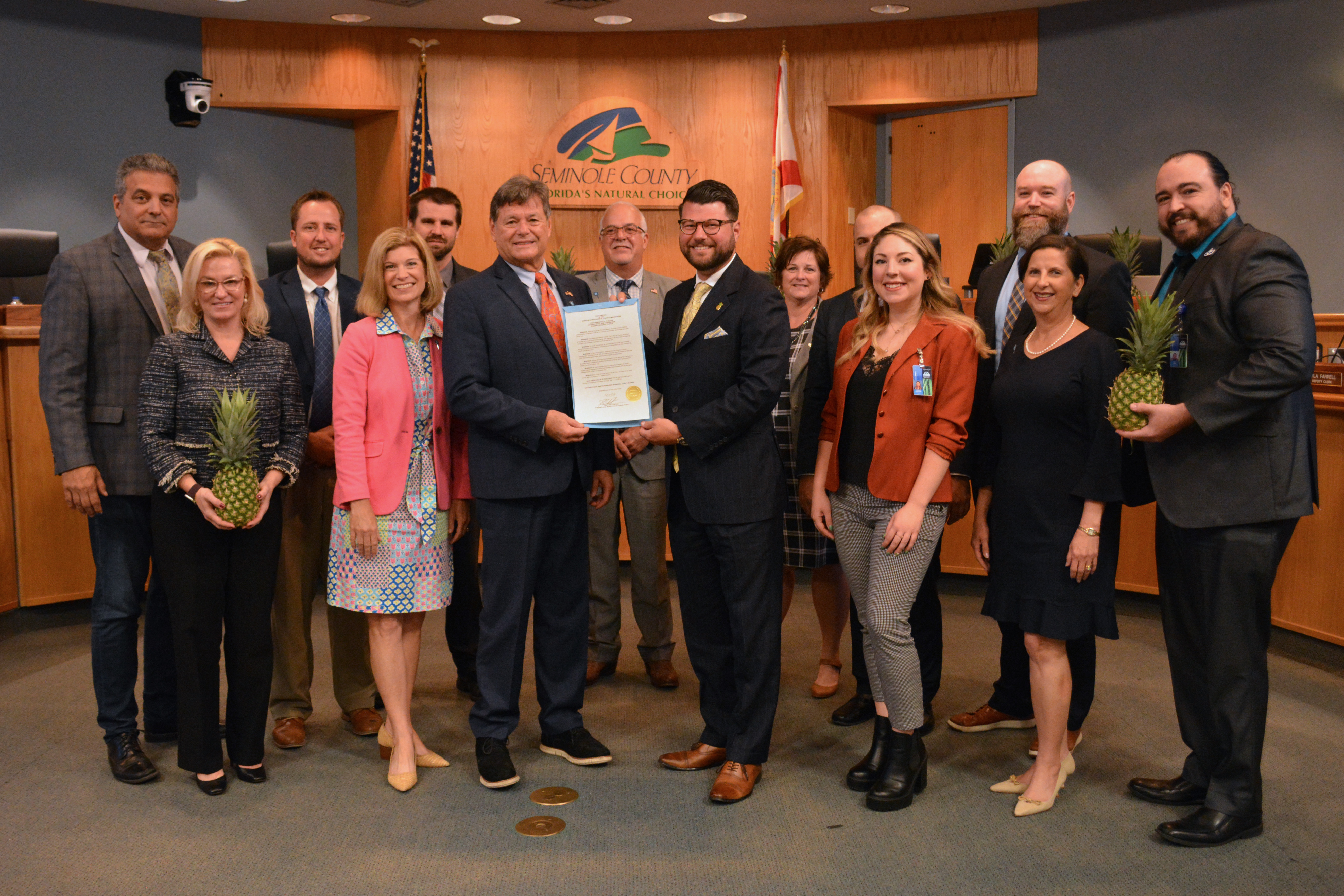 Proclamation - Proclaiming the week of May 1 - 7 as National Travel and Tourism Week in Seminole County (Robert Agrusa, President - CFHLA)