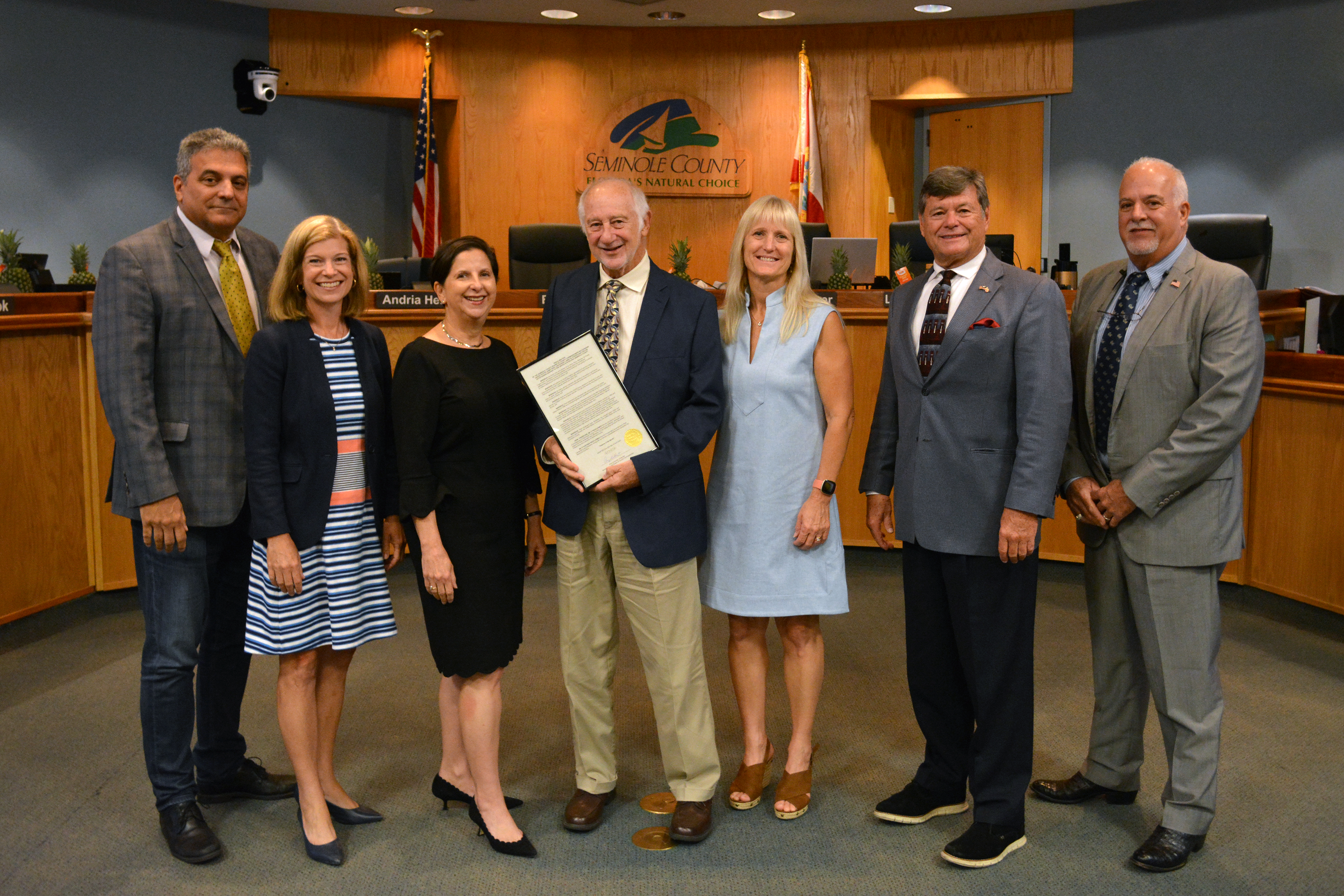 Proclamation - Proclaiming First Lieutenant Larry M. Strickland, United States Army as Seminole County's April Veteran of the  Month.
