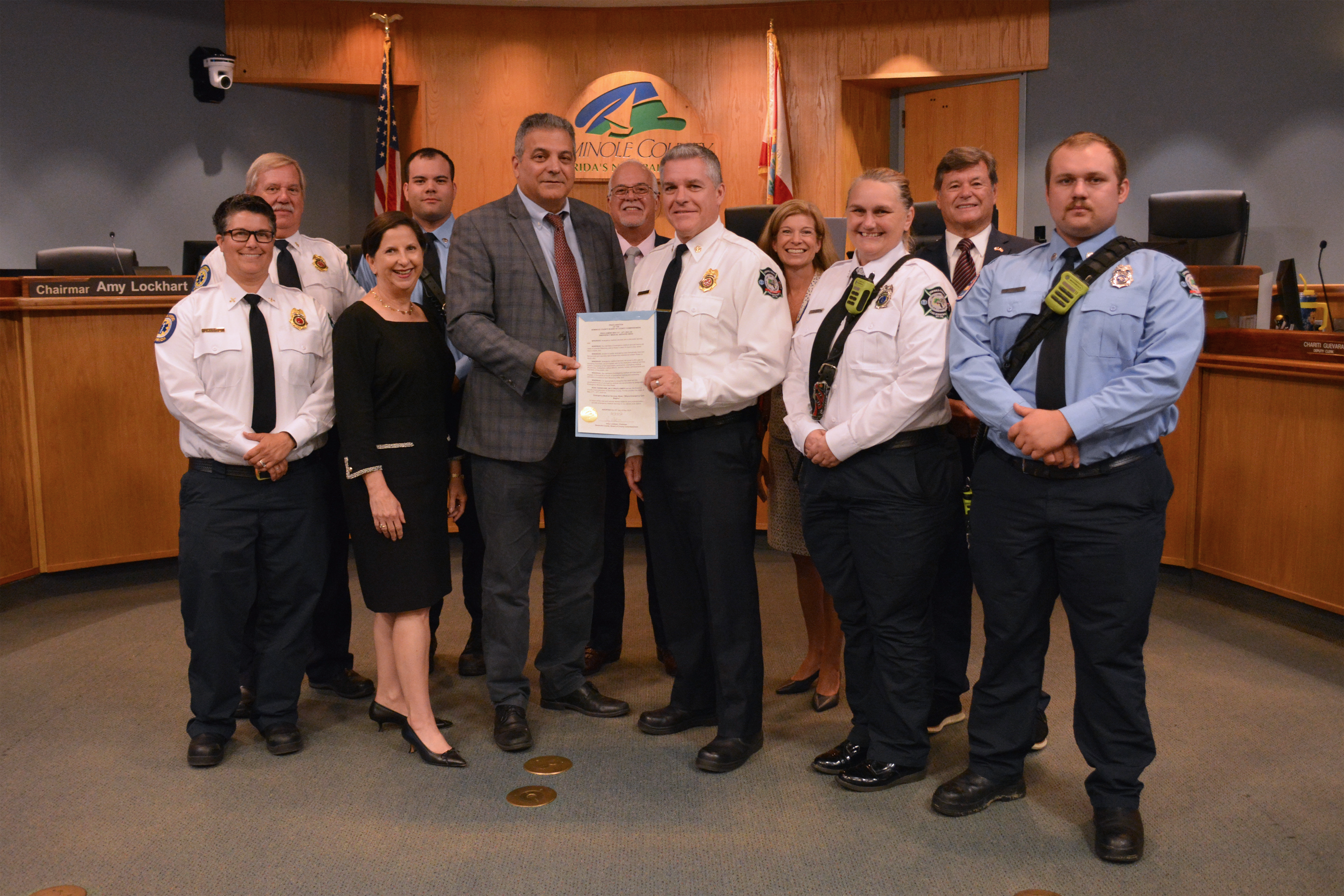 Proclamation — Week of May 21st - 27th, 2023 as Emergency Medical Services Week in Seminole County Gallery Image