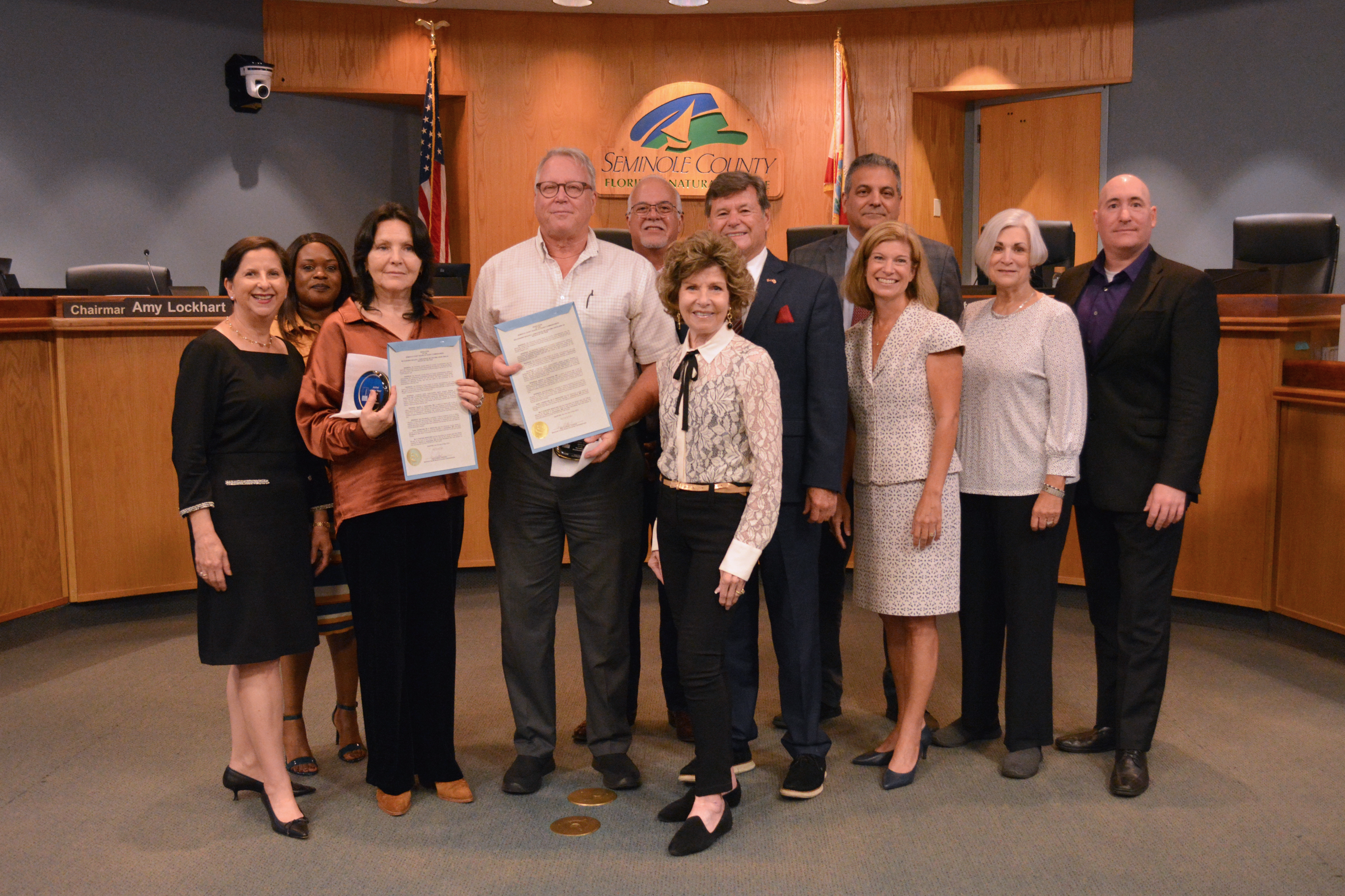 Recognizing the 2023 Seminole Cultural Arts Council Artist of the Year Recipients (Saulius J. Jankauskas, MD and Irma Kirveliene)