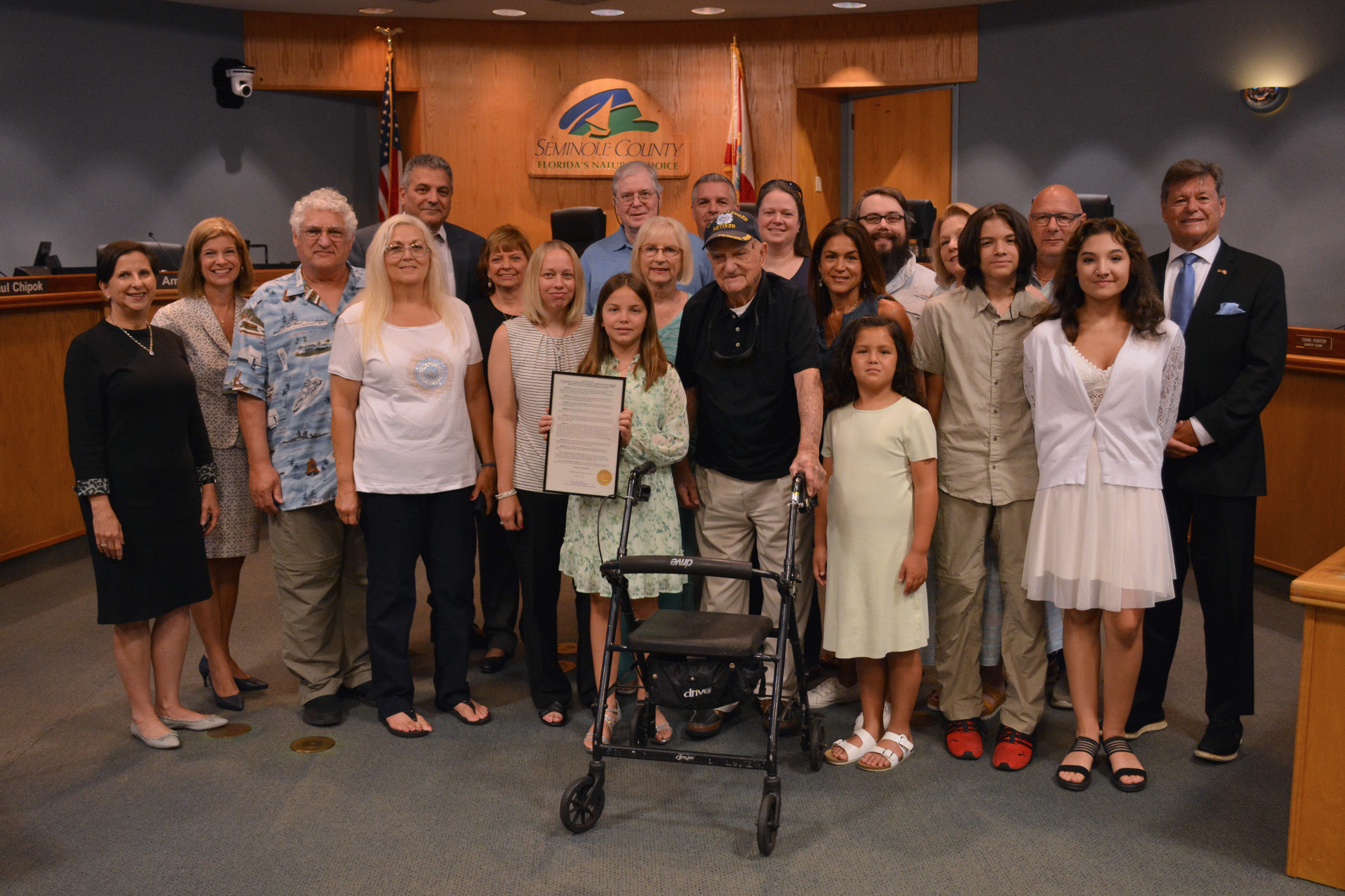 Proclamation - Proclaiming Chief Noah Daniels, United States Coast Guard as Seminole County's June Veteran of the Month