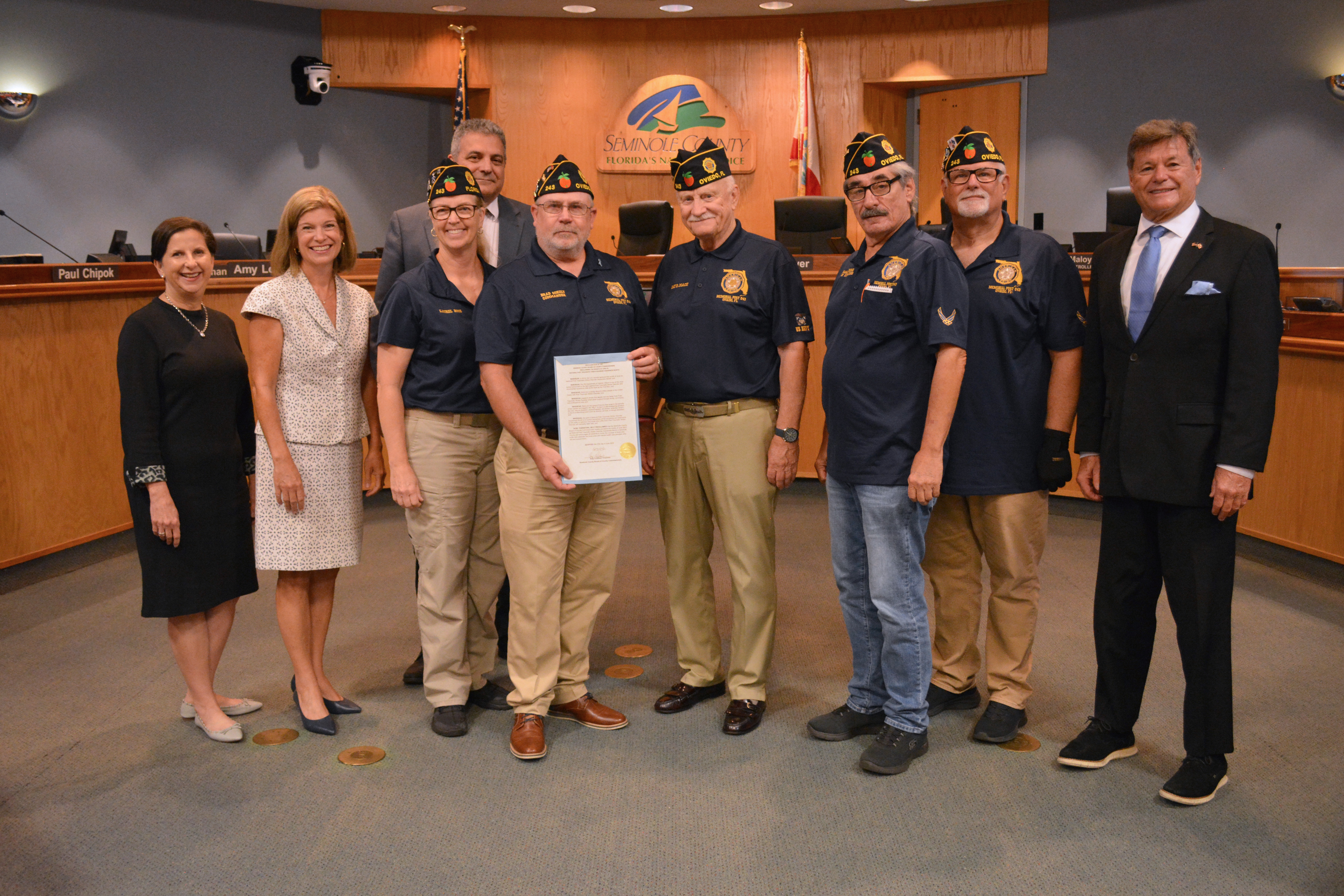 Proclamation — Proclaiming the Month of June as National Post Traumatic Stress Disorder Awareness Month in Seminole County (Brad Sokoly, Oviedo Memorial Post 243 Commander)