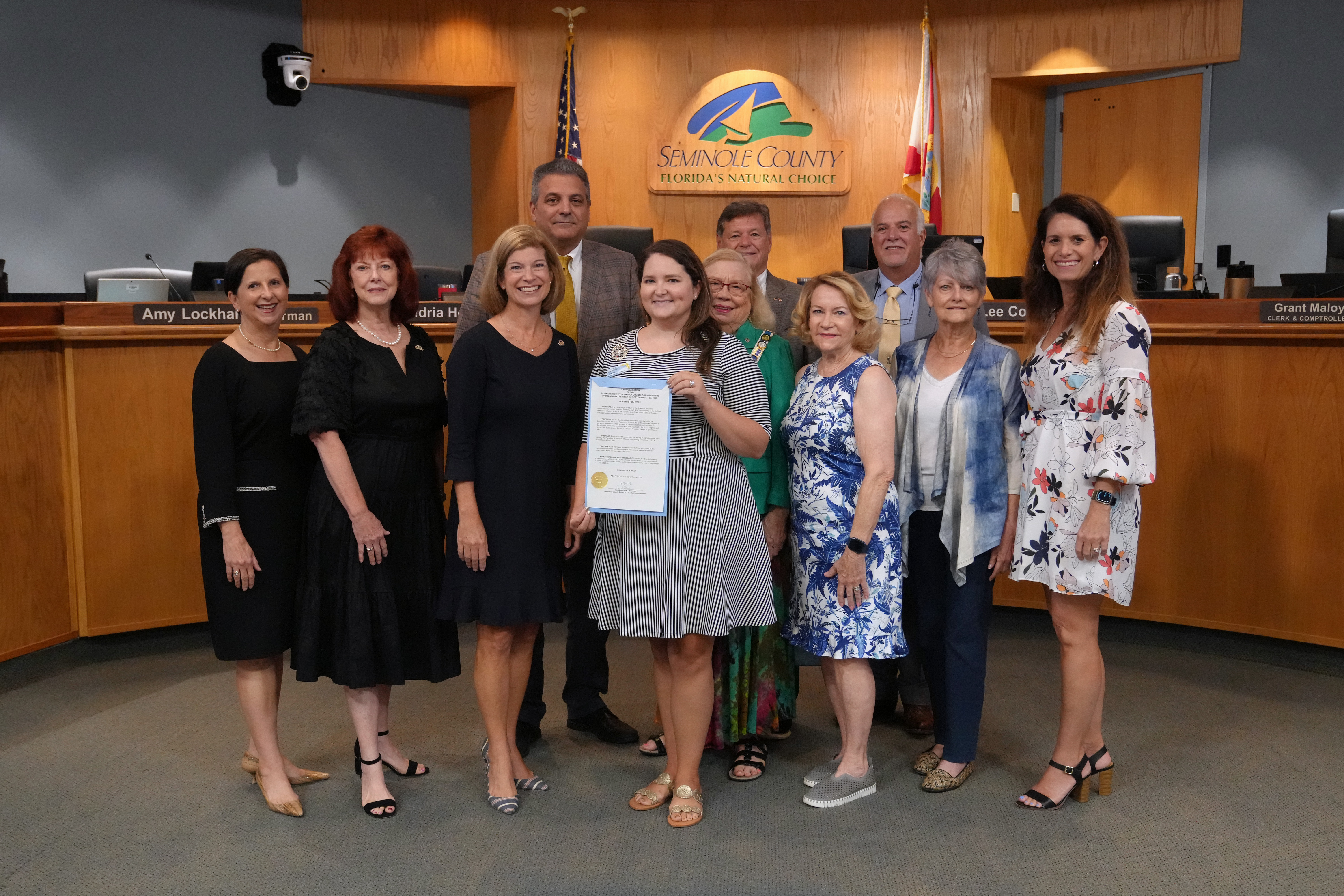 Proclamation - Proclaiming the week of September 17th - 23rd,  2023 as Constitution Week (MaryAnn Pinkston, Daughters of  the American Revolution)