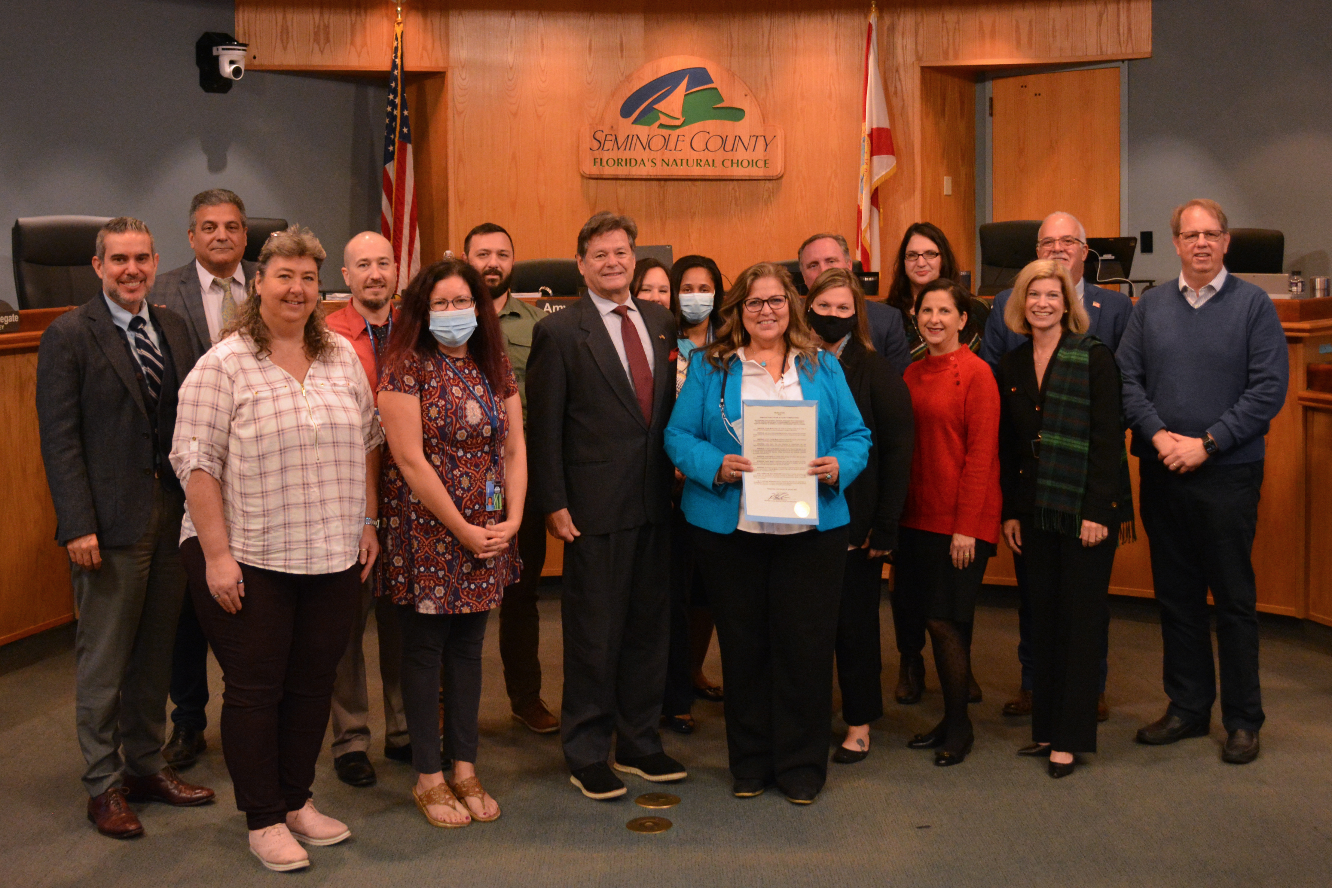 Recognizing Cecilia Monti, Financial Manager, for 17 years of service to Seminole County Government and its citizens.