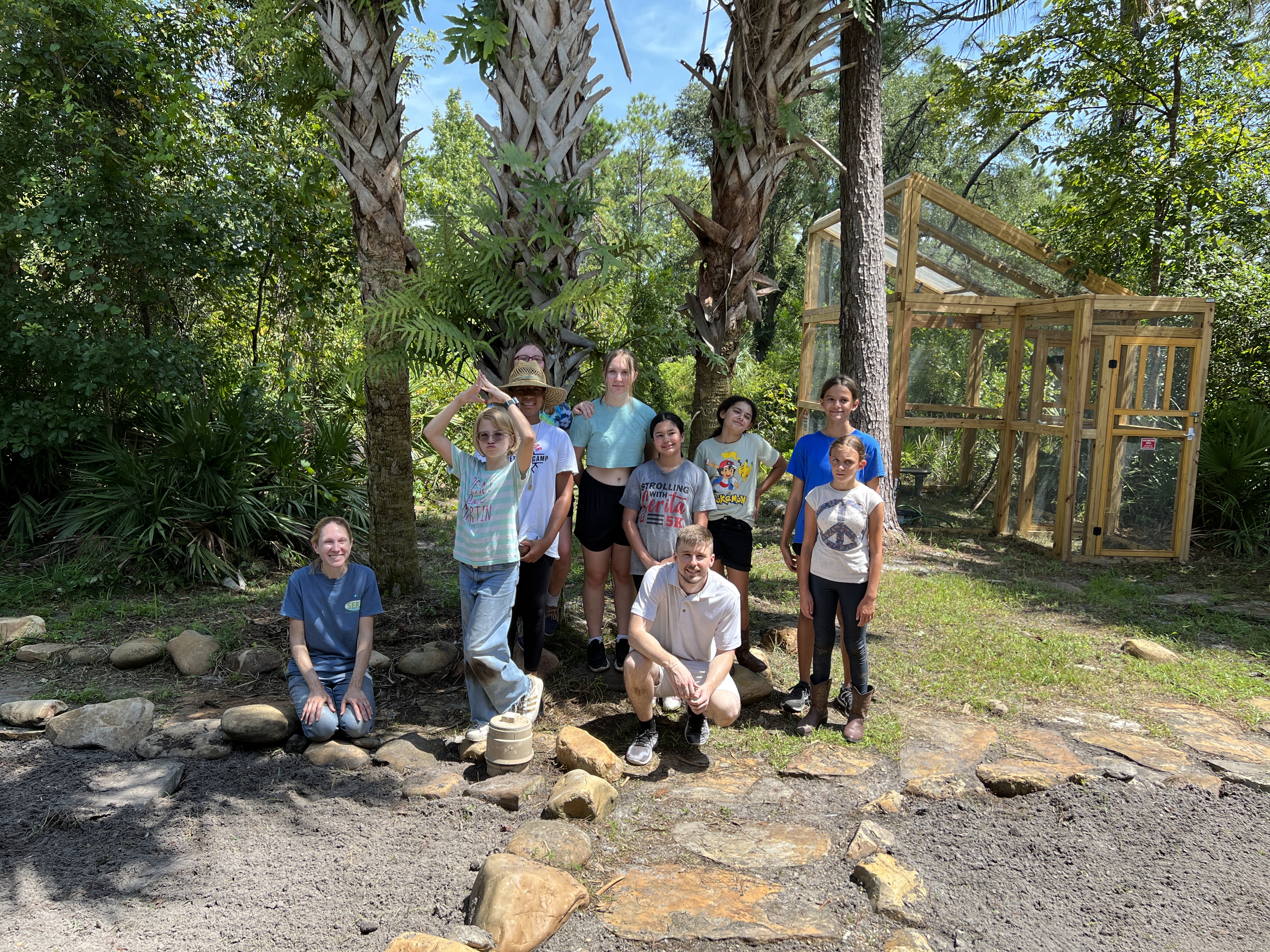 Water Conservation Demonstration Garden Girl Scout Troop Cleanup Gallery Image