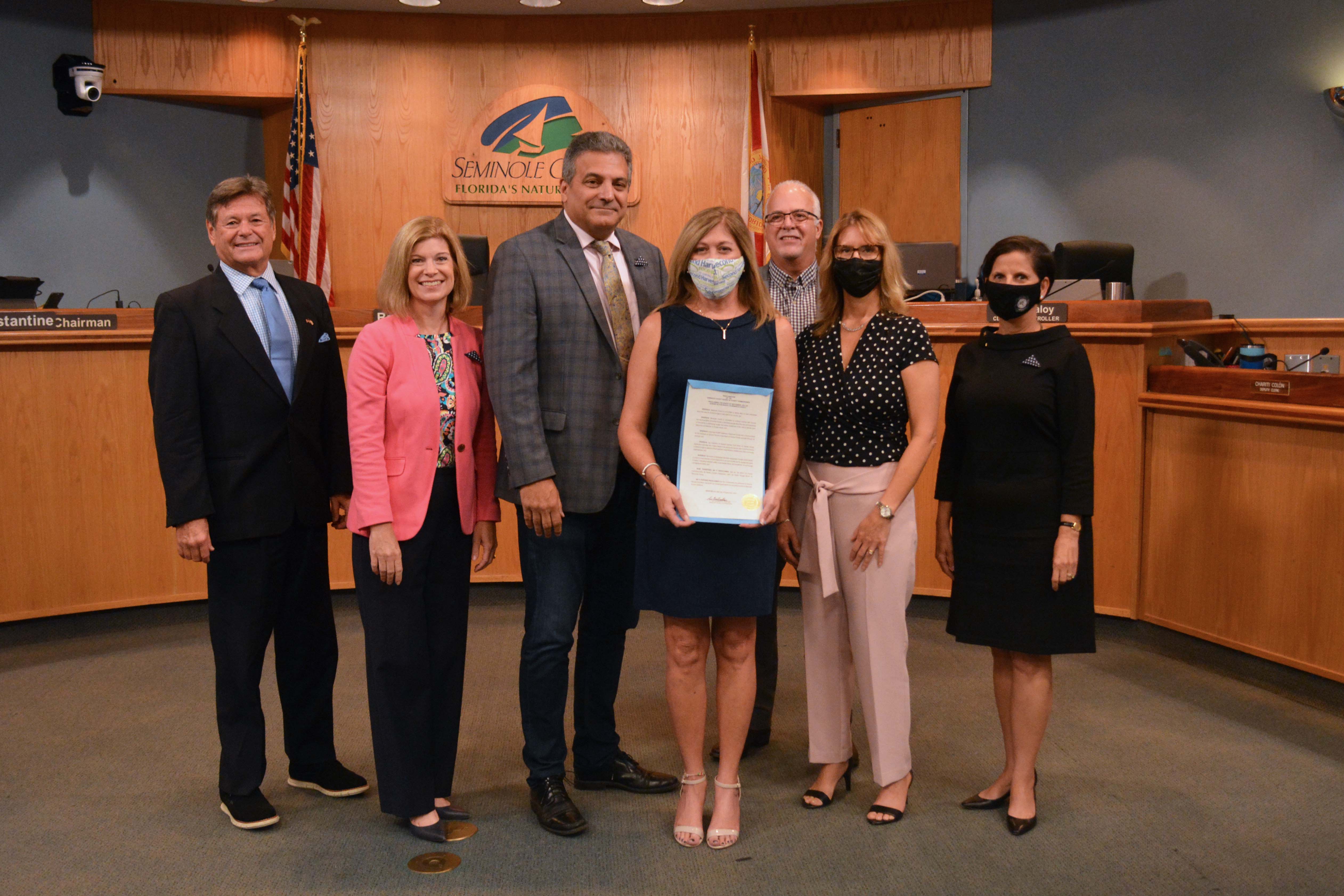 Proclaiming the Month of September 2021, As  Hunger Action Month, In Seminole County (Michele Byington, Second Harvest Food Bank)