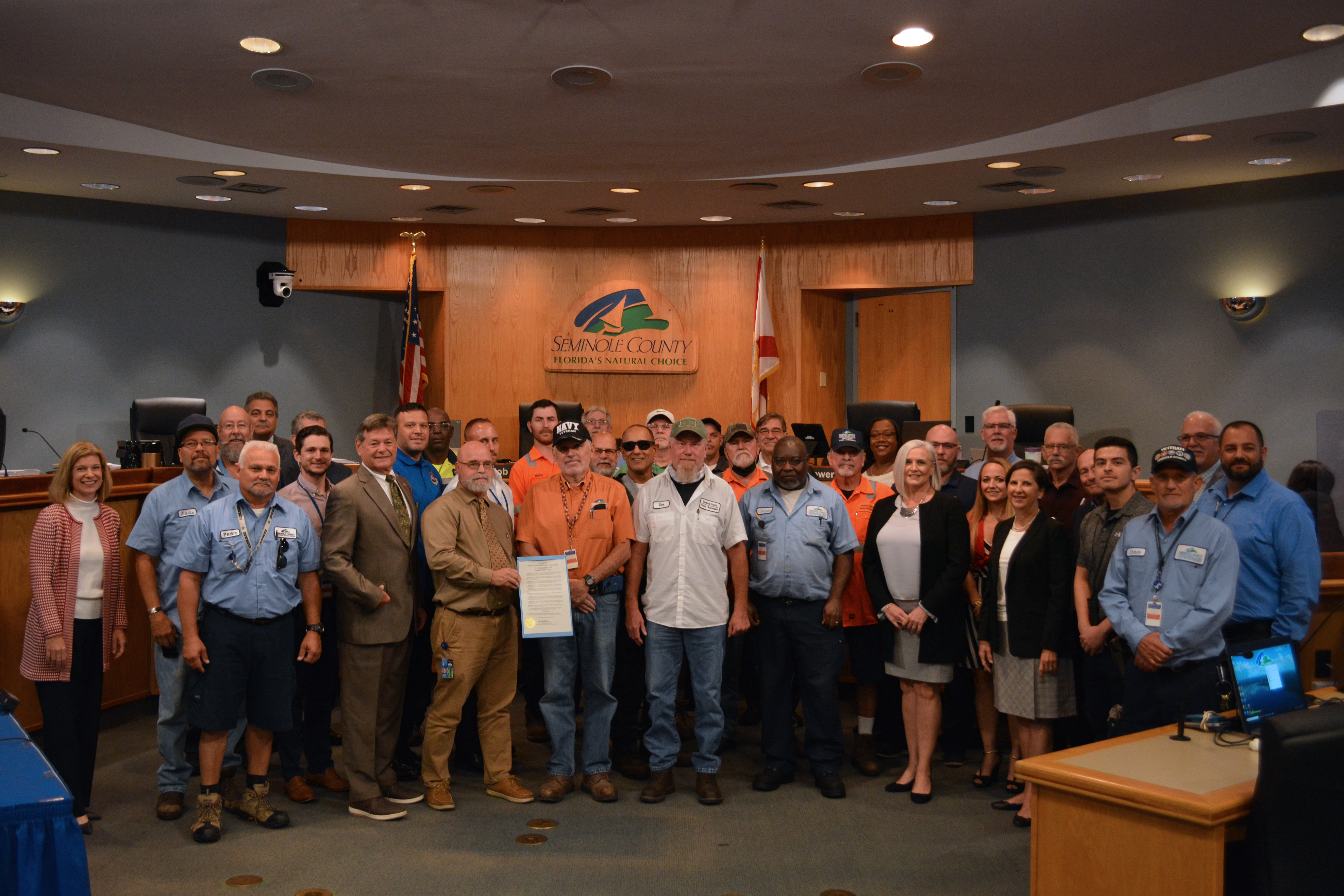 Proclamation -  November 11th Veteran’s Day in Seminole County - Featuring Seminole County Employee Veterans