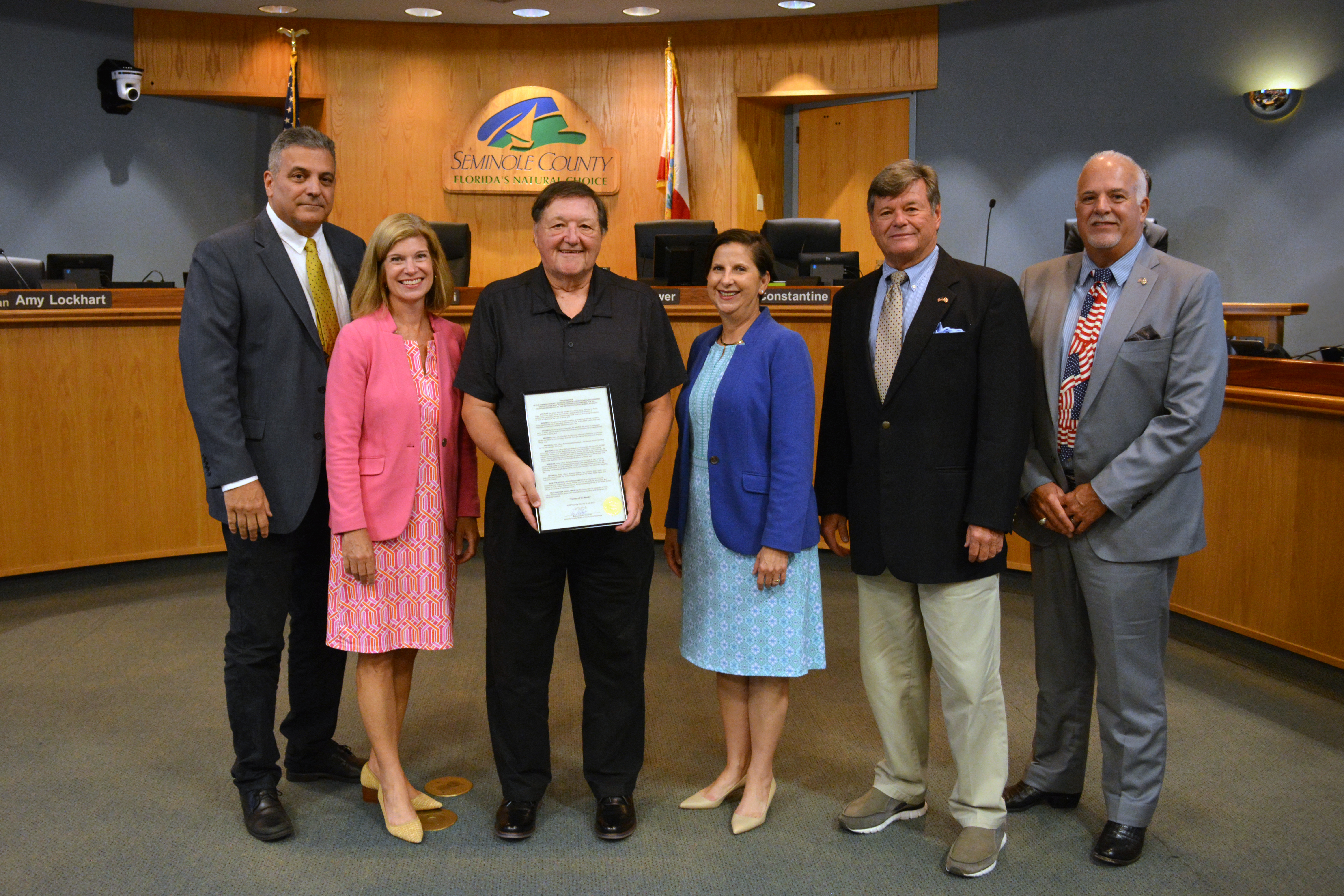 Proclamation - Proclaiming Petty Officer Richard Watters,  United States Navy as Seminole County's July Veteran of the  Month. (Petty Officer Richard Watters, United Navy) 