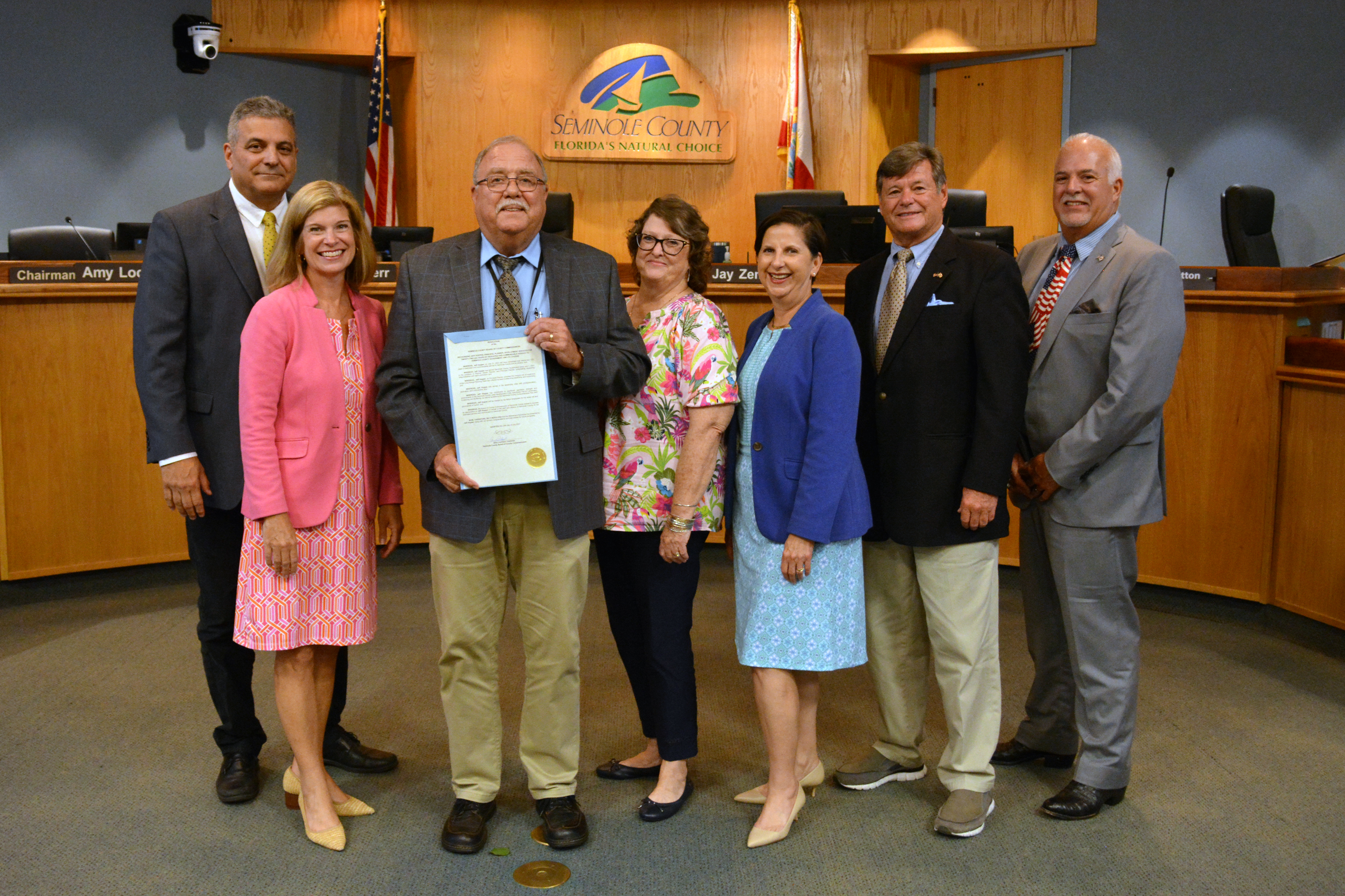 Resolution - Recognizing Jeff Hopper, Principal Planner,  Planning and Development Division for 22 years of dedicated  service to Seminole County and its citizens 