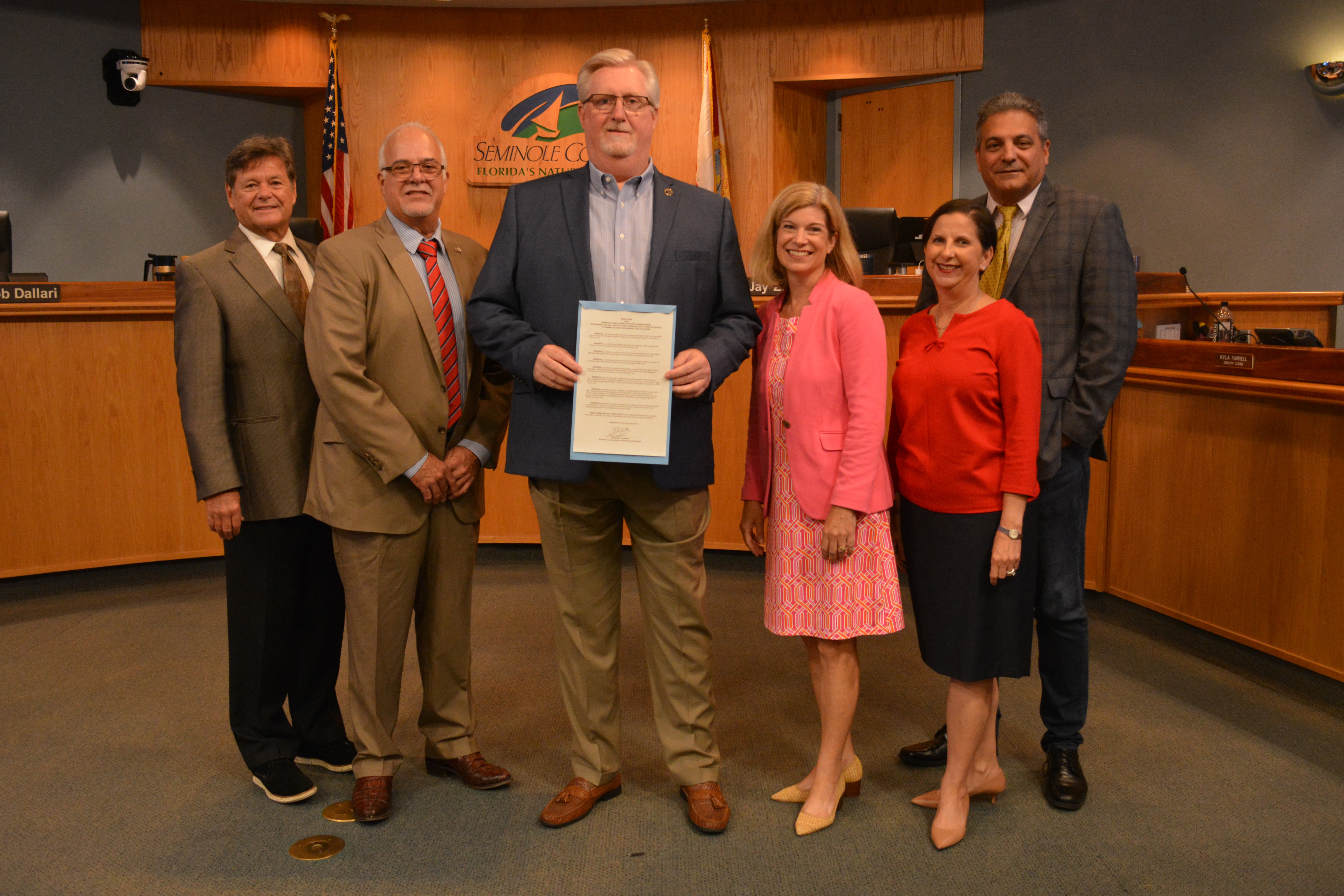 Resolution - Recognizing Joe Abel, Deputy County Manager, For 15 Years of Service to Seminole County Government and Its Citizens