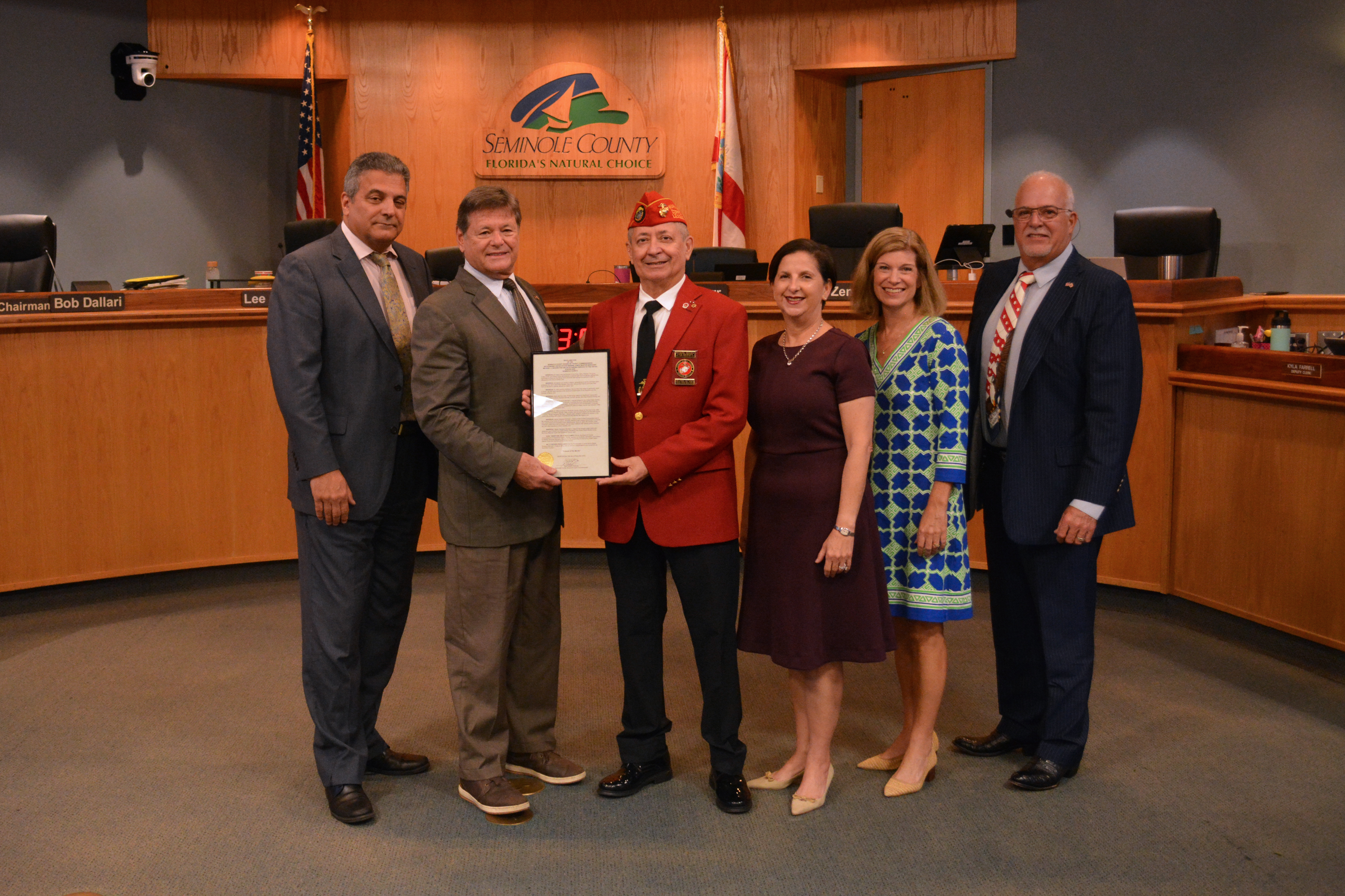 Proclaiming Master Sergeant Michael J. Segura, United States Marine Corps, as Seminole County's November 2022 Veteran of the Month.