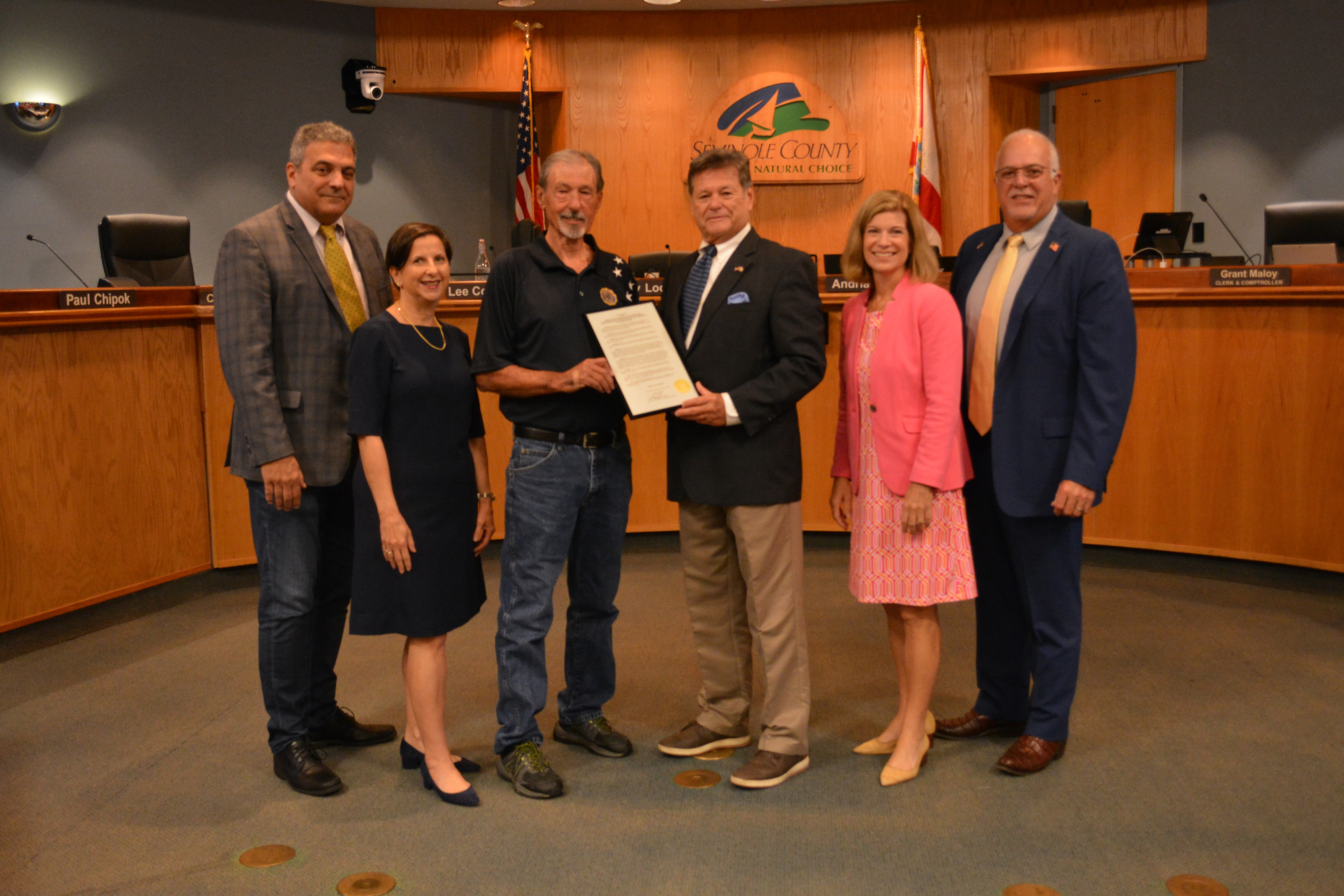 Proclamation - Proclaiming Lance Corporal David Keller, United States Marine Corps as Seminole County's October Veteran of the Month