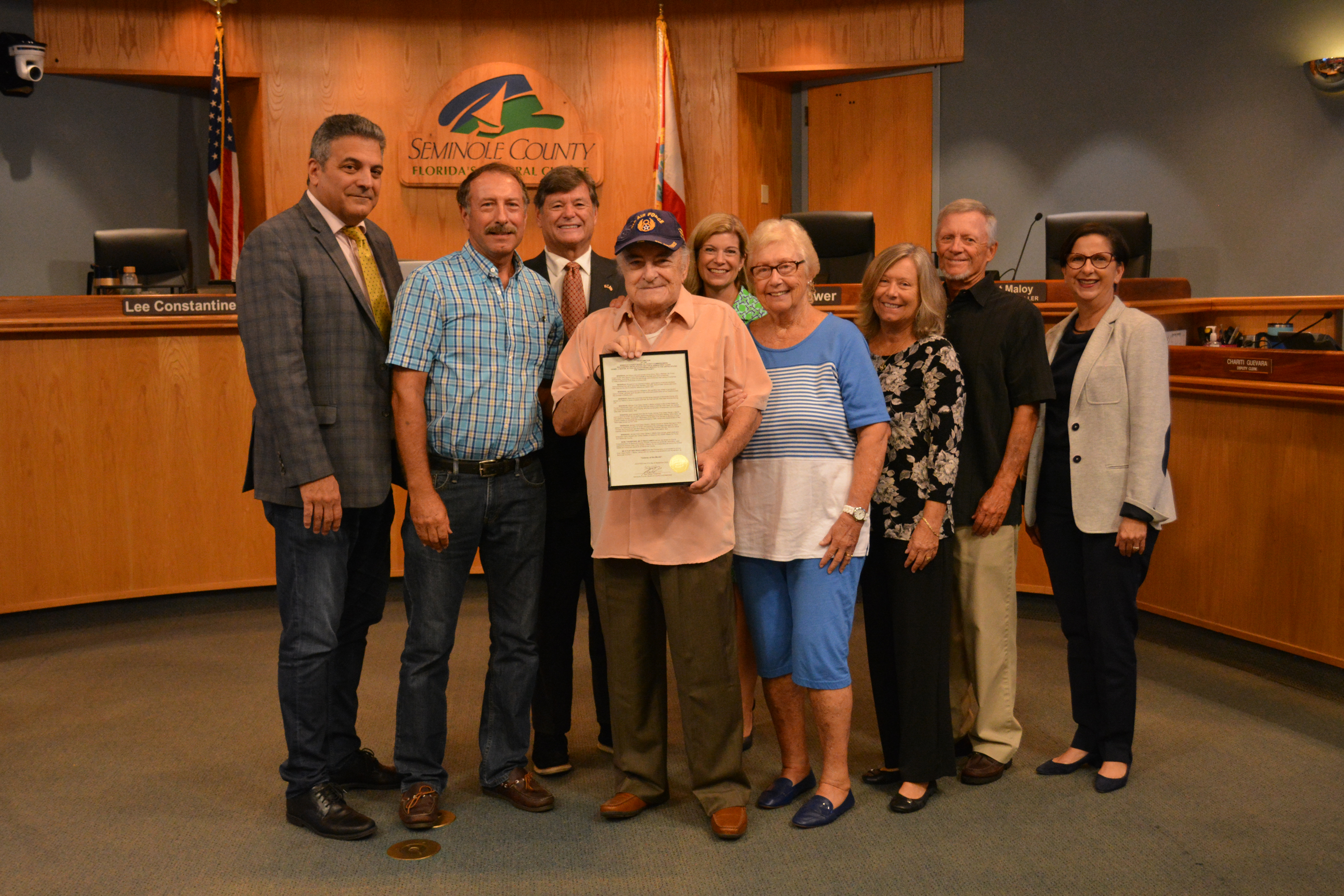 Veteran of the Month - September 2022 - Daniel J. Martin Jr. With Family